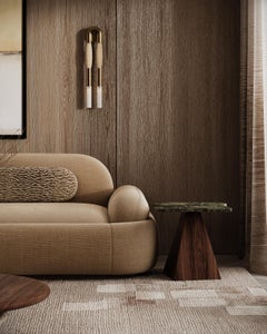 Post-Modern Bagatelle Side Table in Marble by Mavo Atelier, Handmade Portugal