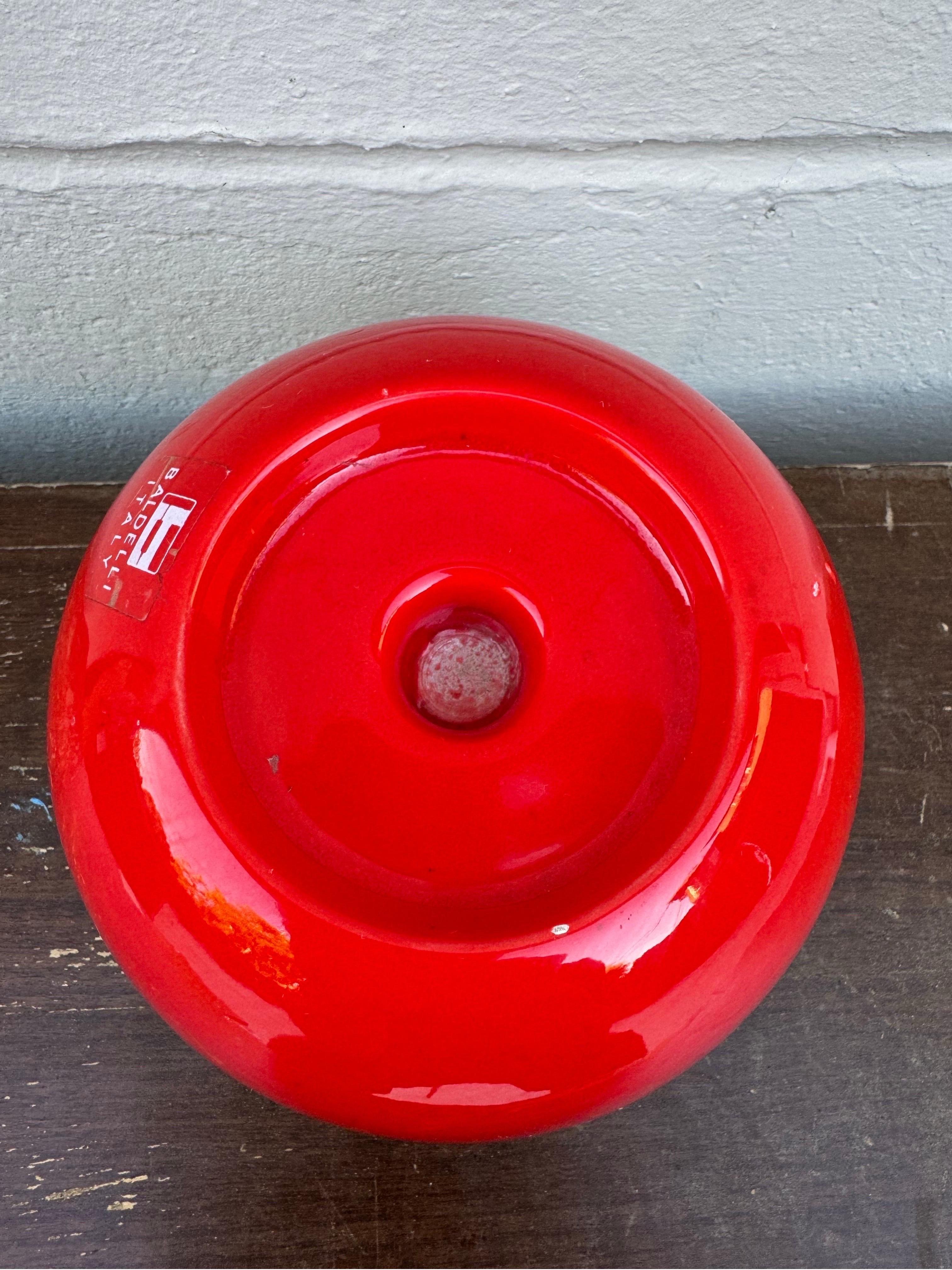 Postmoderne Porte-bougies postmoderne Baldelli en porcelaine, fabriqué en Italie en vente