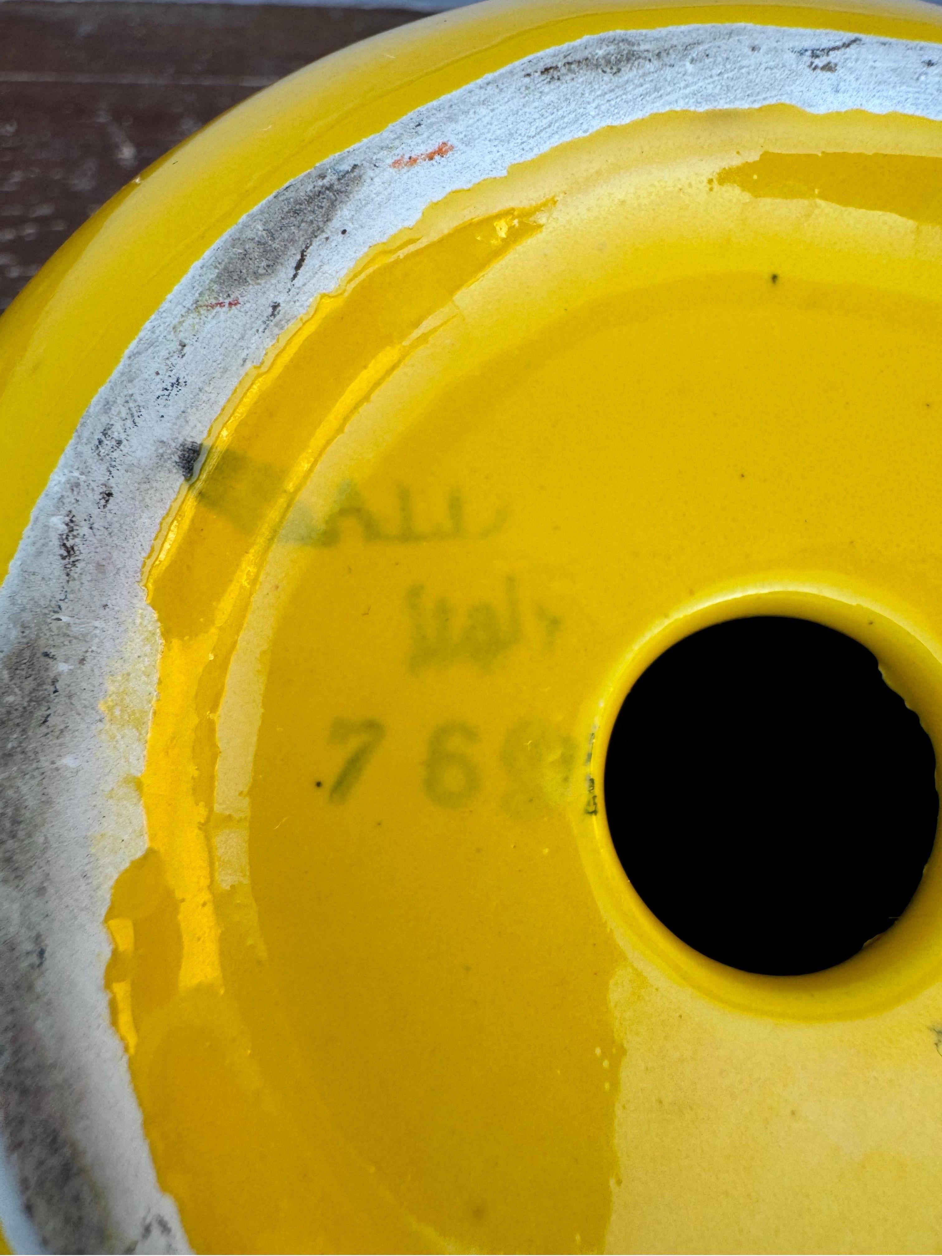 Fin du 20e siècle Porte-bougies postmoderne Baldelli en porcelaine, fabriqué en Italie en vente