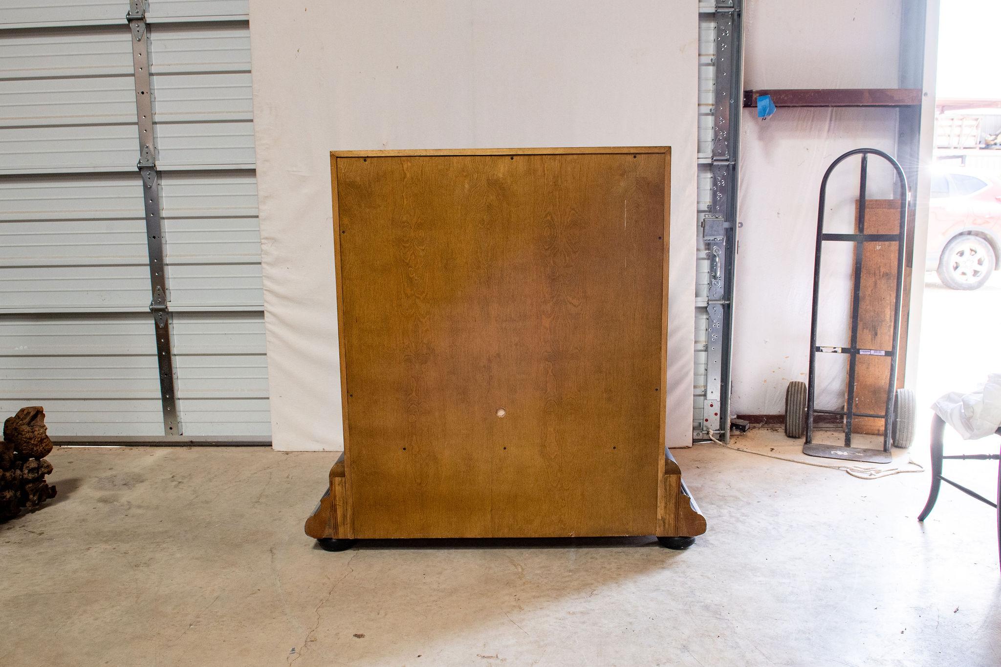 Post Modern Bar Cabinet / TV Cabinet with Original Lion Head Hardware For Sale 2