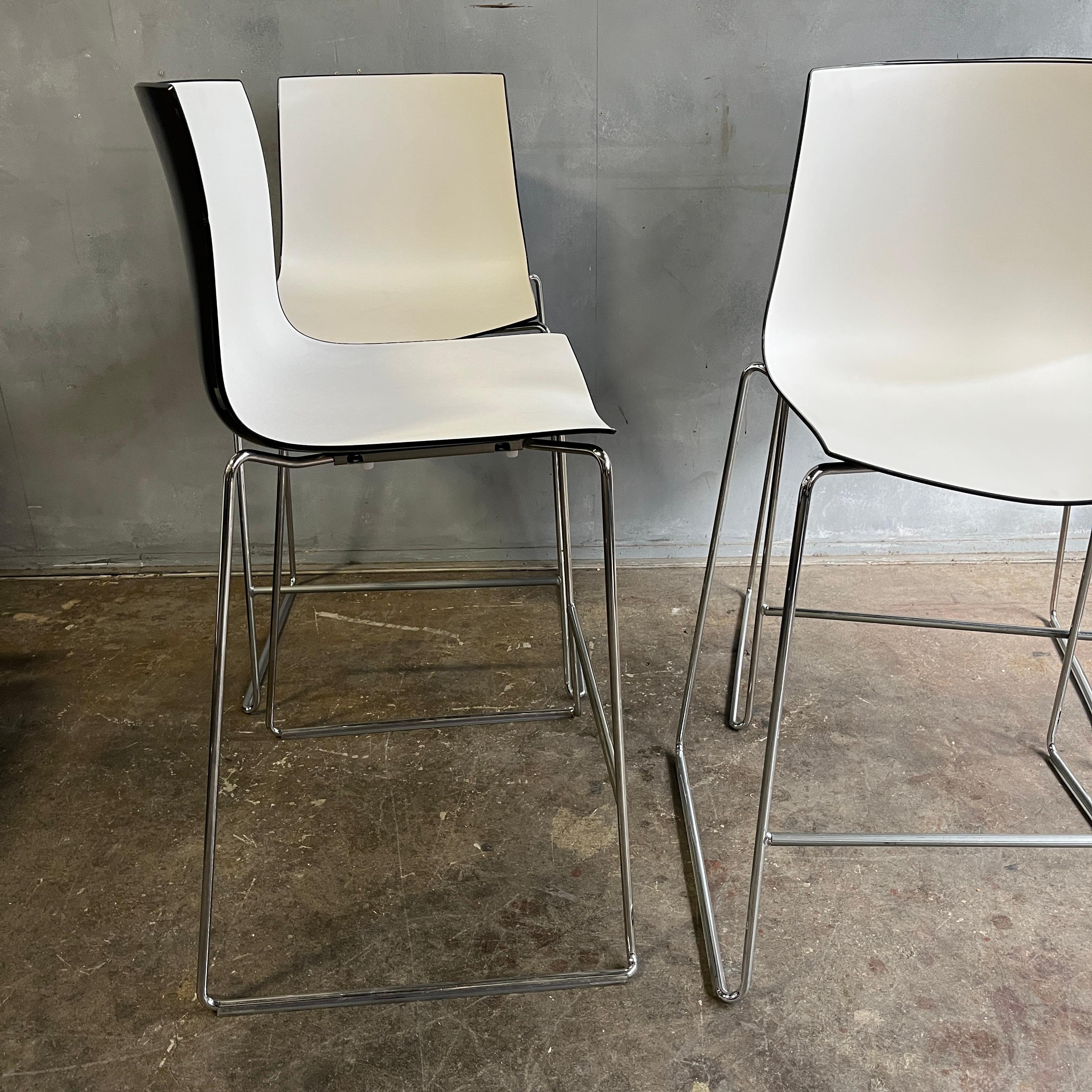 Post Modern Bar Stools, Italy, 'Set of Four' For Sale 6