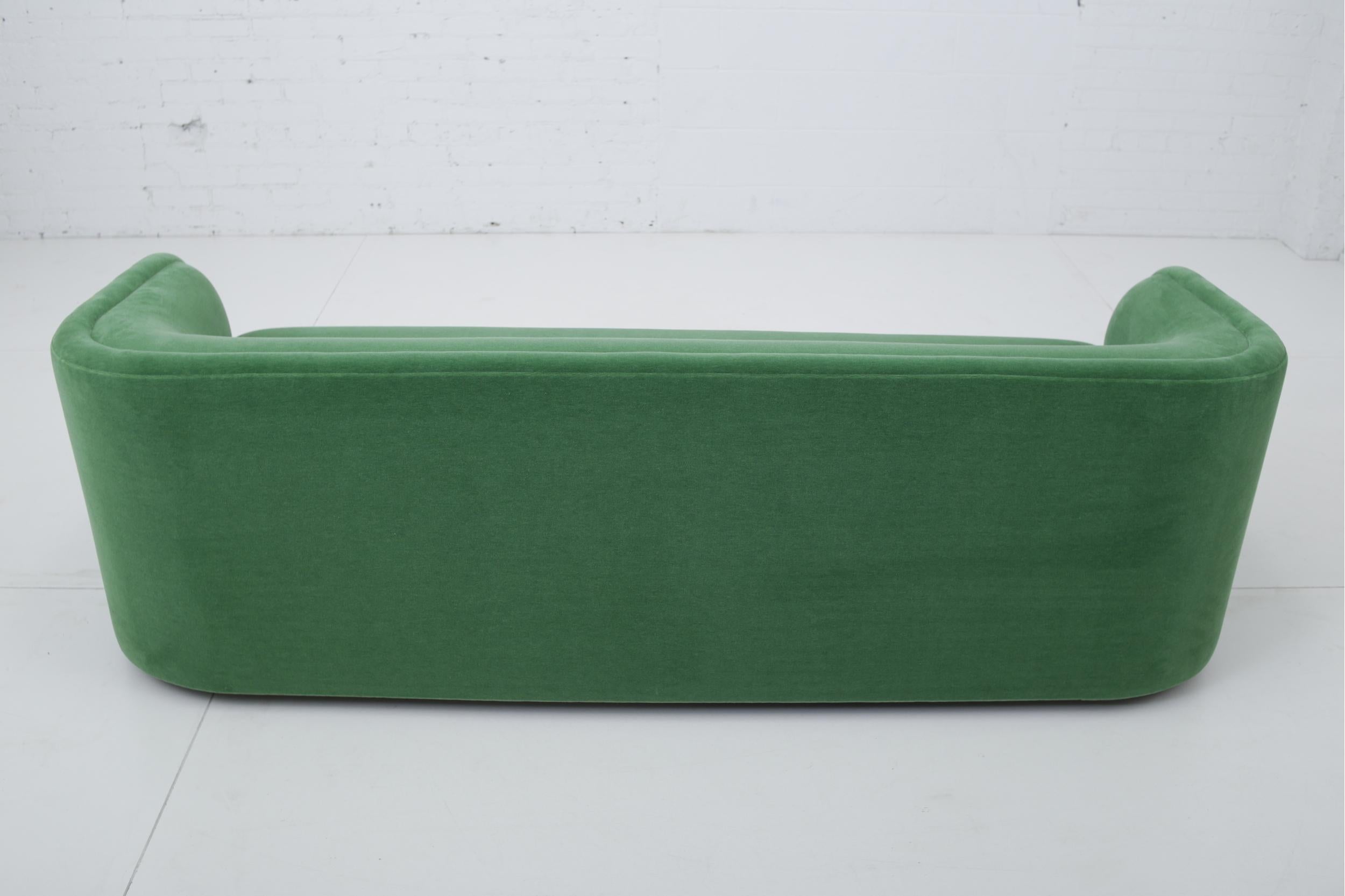 Post-Modern Postmodern Barrel Back Sofa