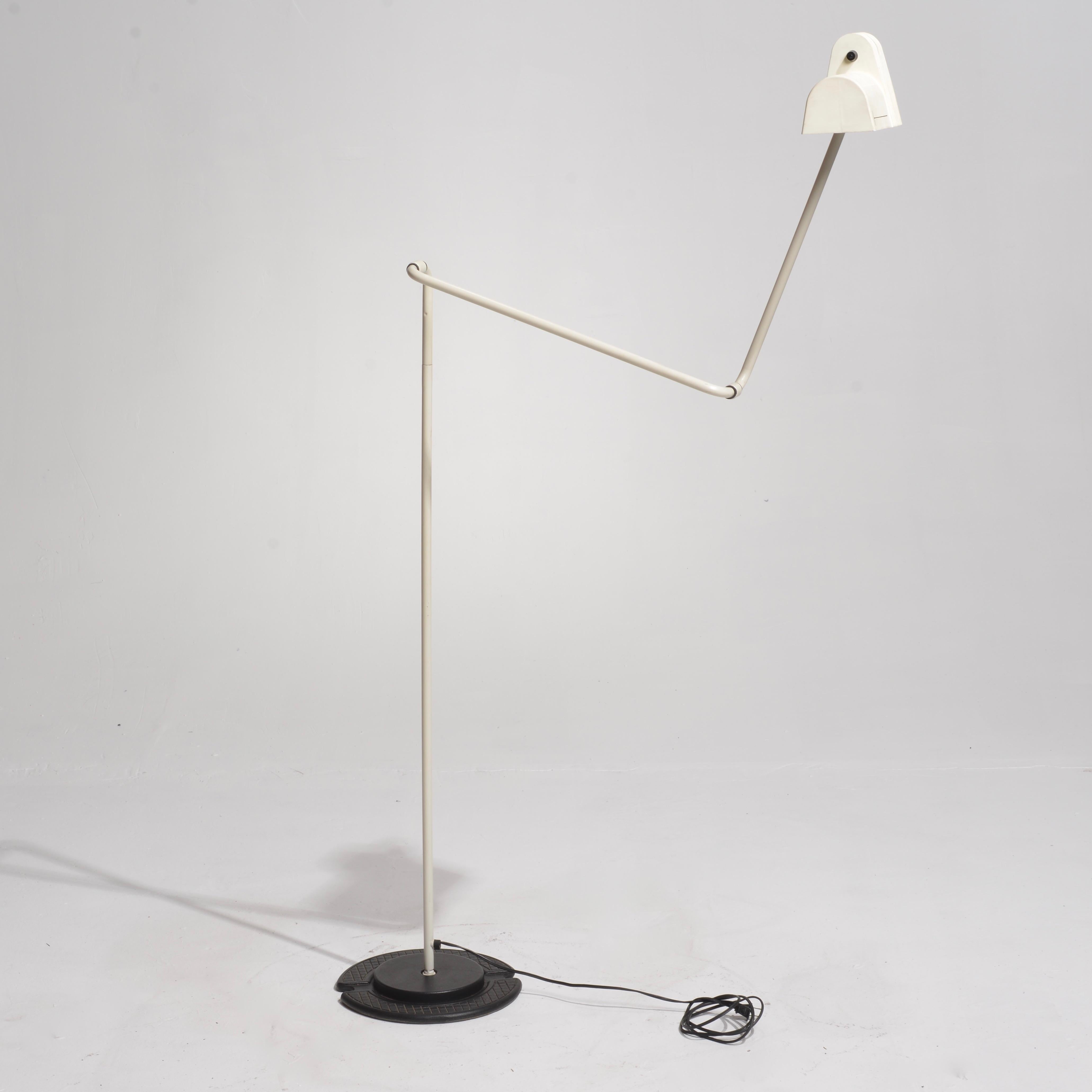 Late 20th Century Post Modern Bendable Floor Lamp by Hannes Wettstein for Belux, Spain For Sale