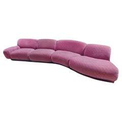 Used Post Modern Bernhardt 4 Piece Sectional, 1980