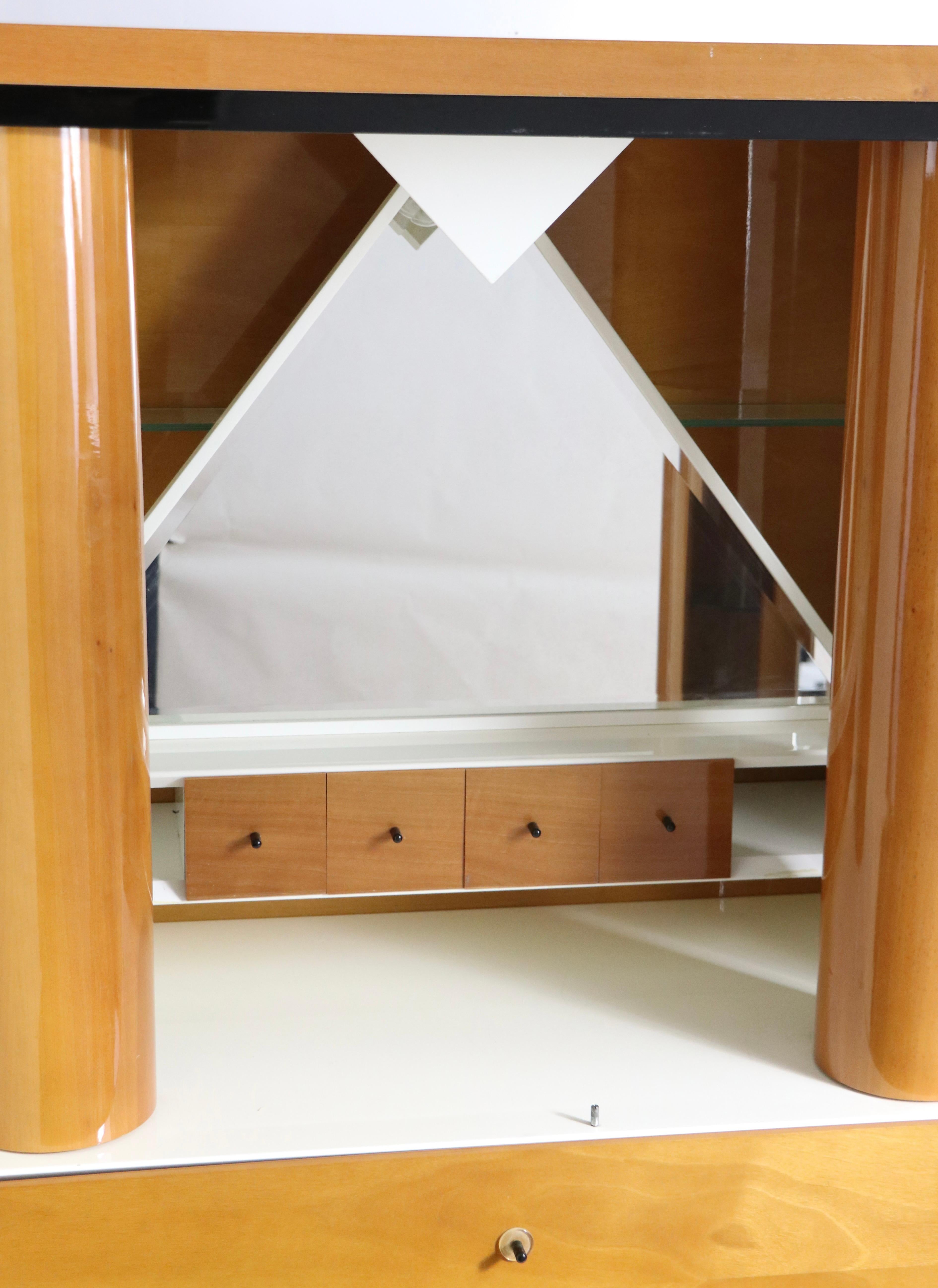 Post Modern Biedermeier Vanity Dresser by Maurice Villency 3