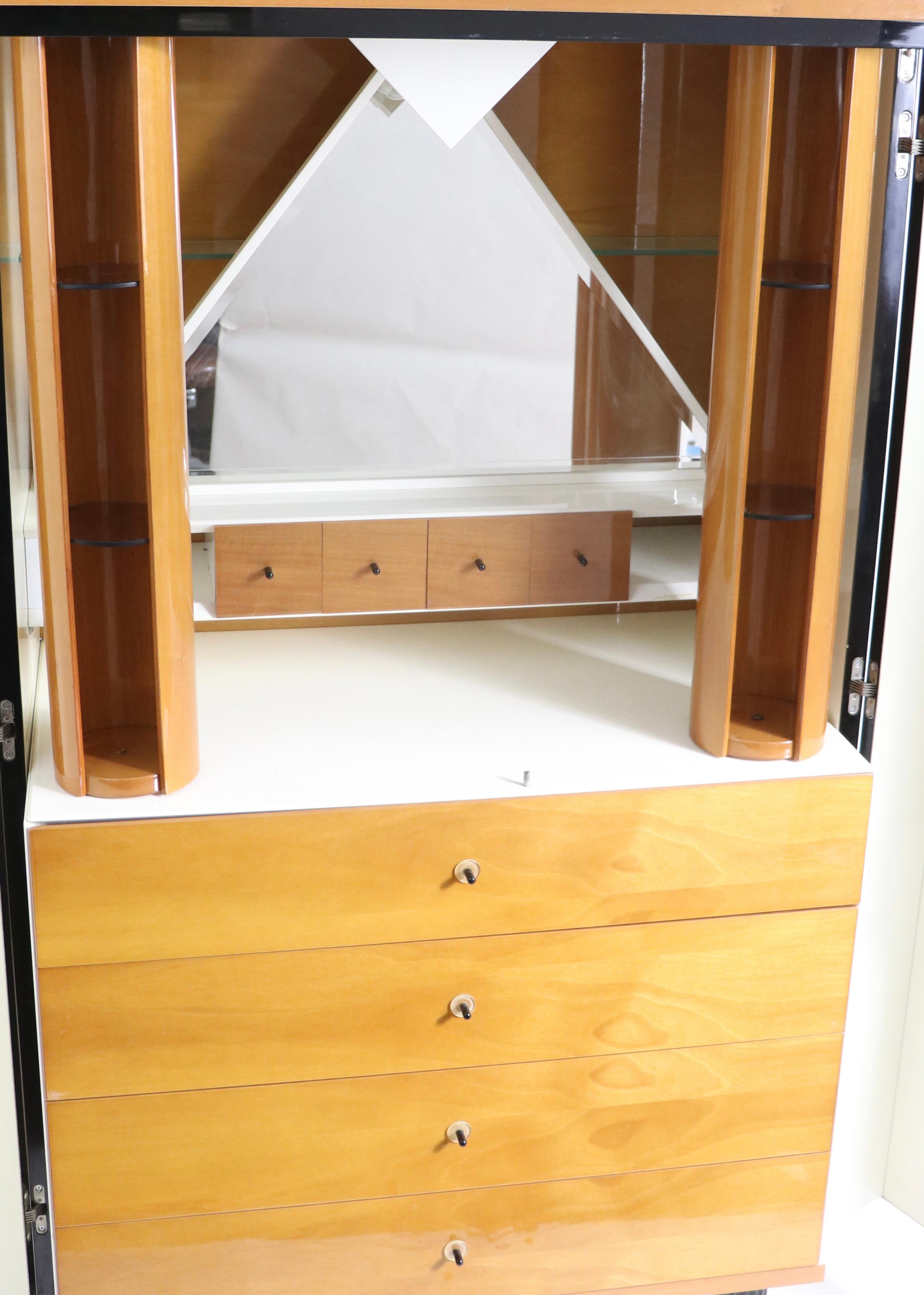 Post Modern Biedermeier Vanity Dresser by Maurice Villency 4