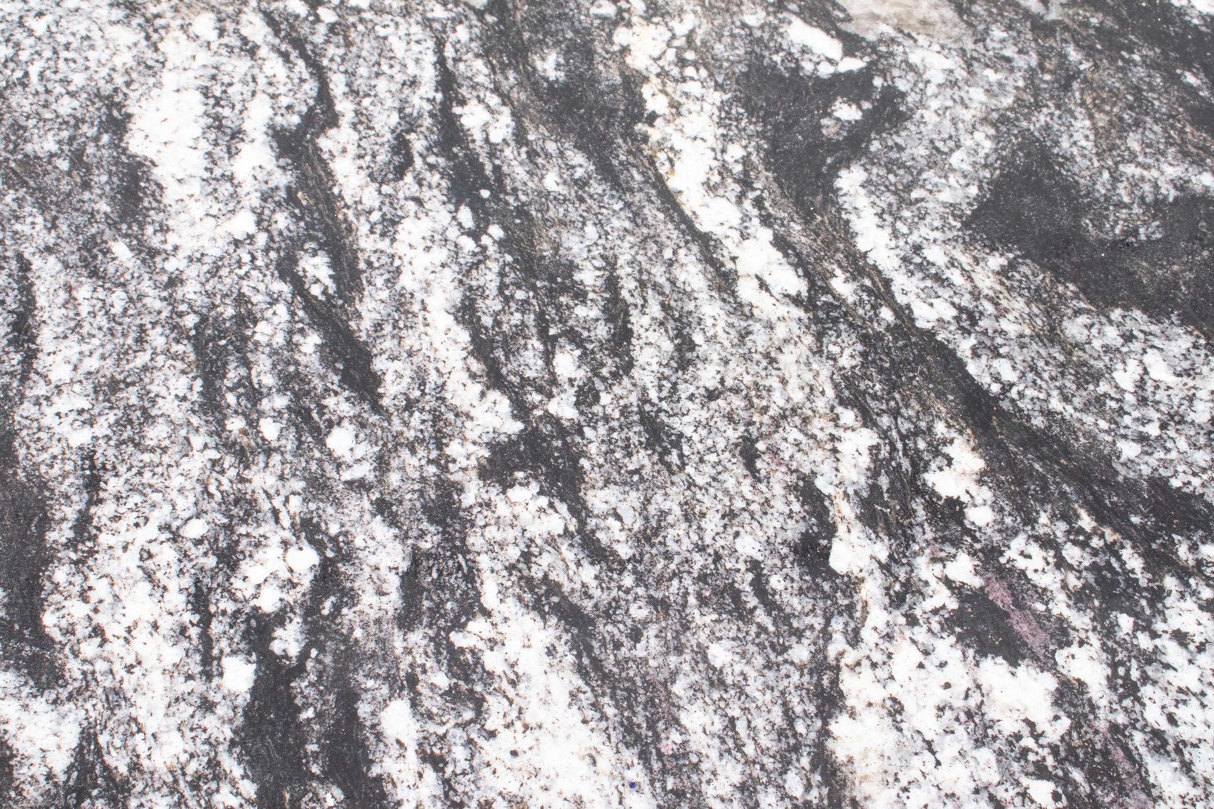 20th Century Post-Modern Black and White Marble Dining Table