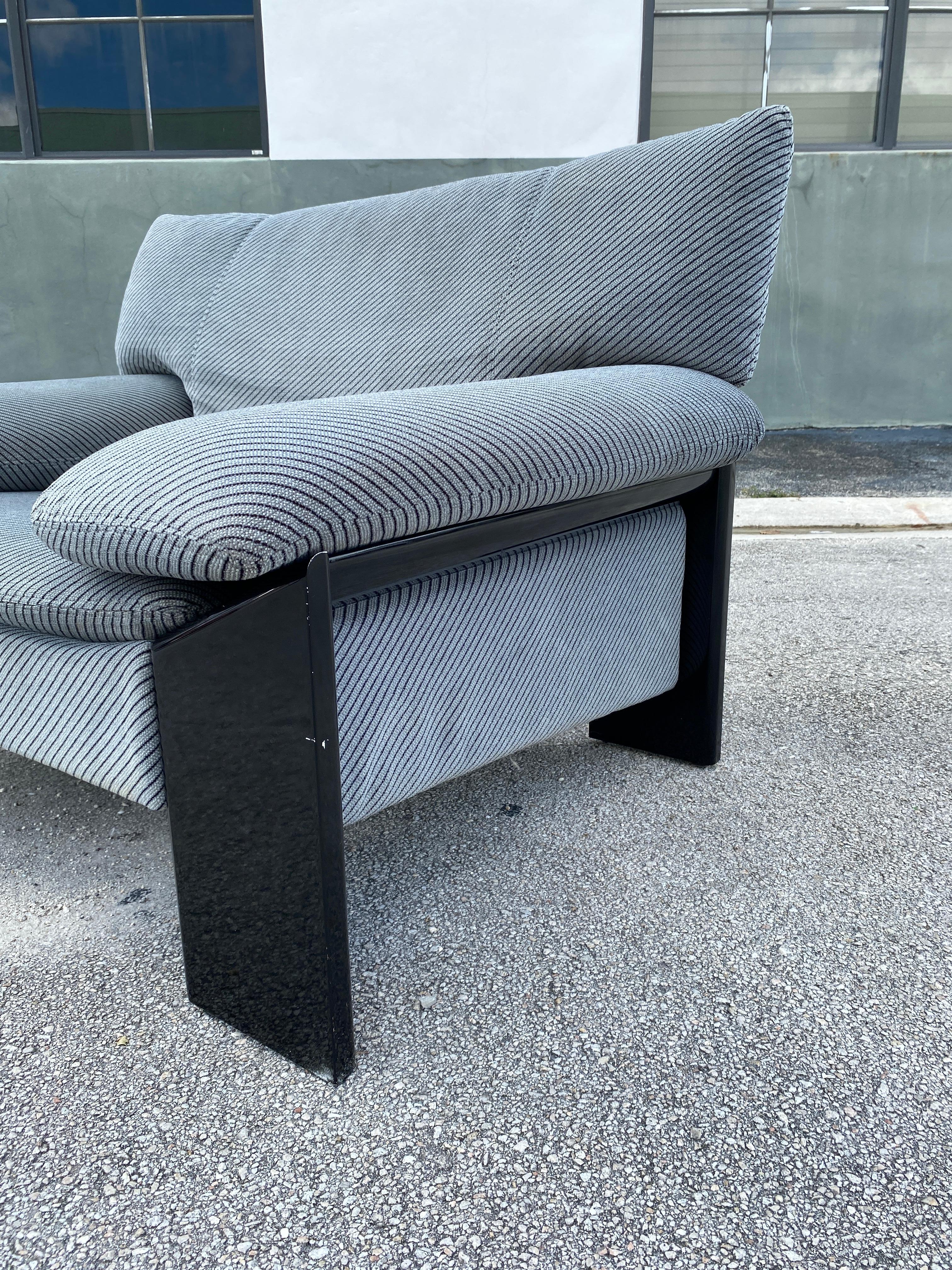 Post-Modern Post Modern Black Armchair in the Style of Sapporo