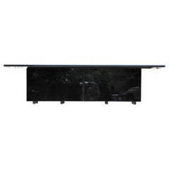 Postmodern Black High Gloss Cabinet/ Sideboardfrom Acerbis International