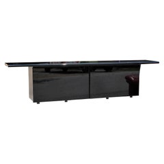 Postmodern Black High Gloss Cabinet/ Sideboardfrom Acerbis International