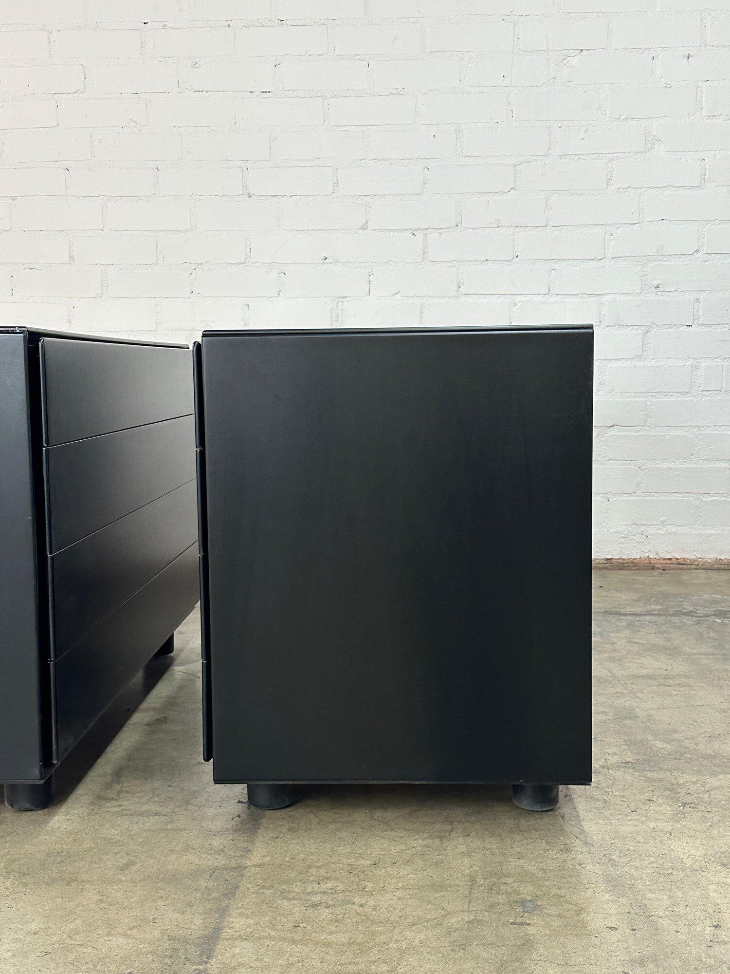 Post Modern Black Lacquered Compact Dresser- sold separately For Sale 3