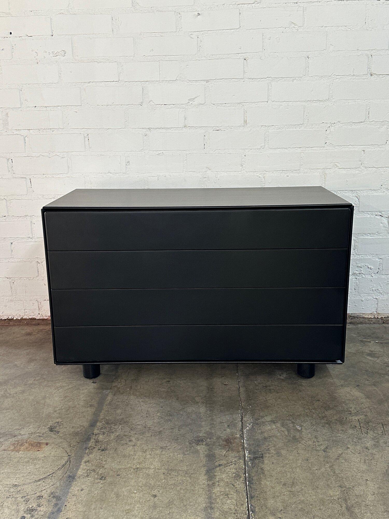 Post Modern Black Lacquered Compact Dresser- sold separately For Sale 4