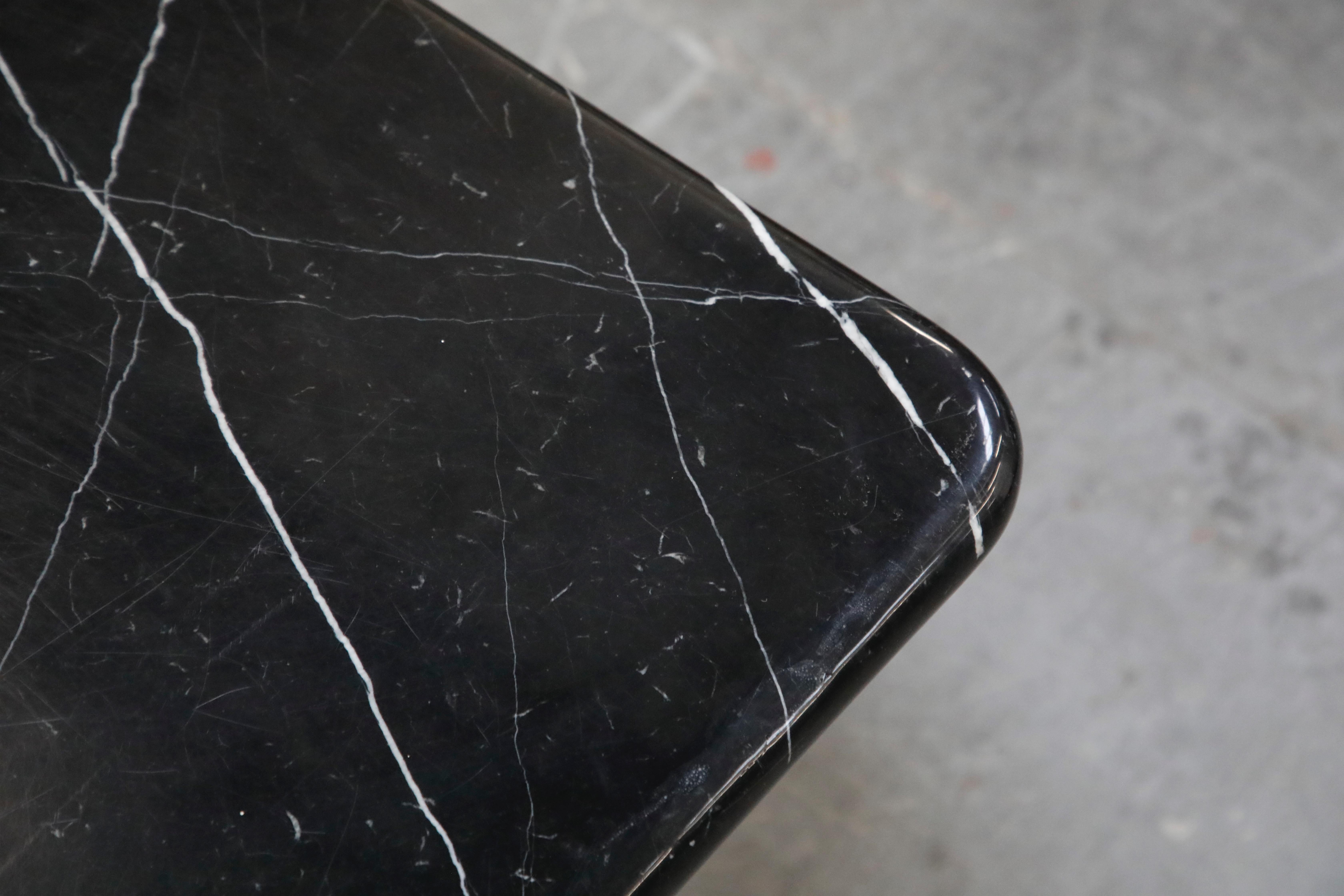 Post-Modern Black Marble Rectangular Dining or Conference Table, circa 1980s 11