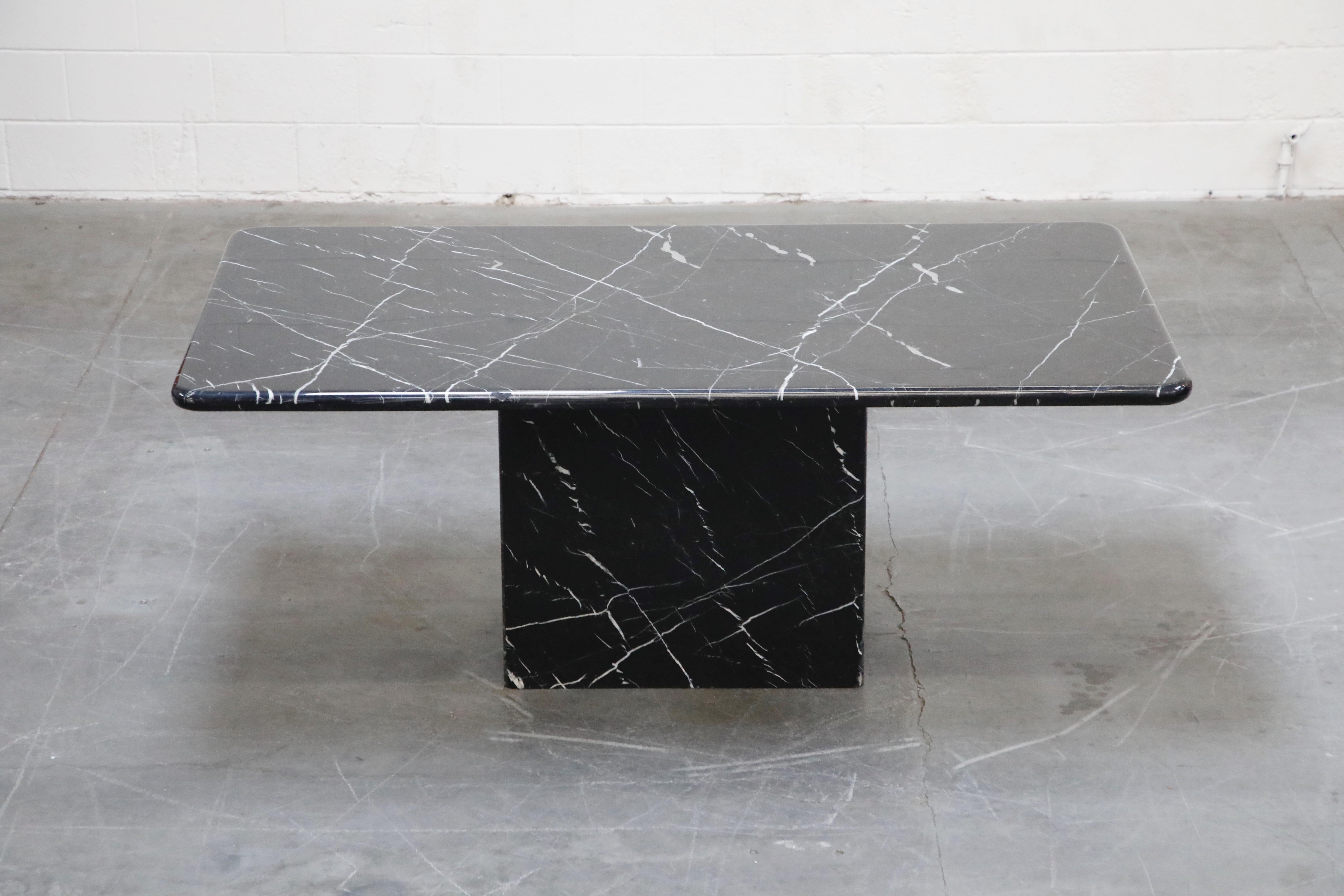 black marble dining table rectangle