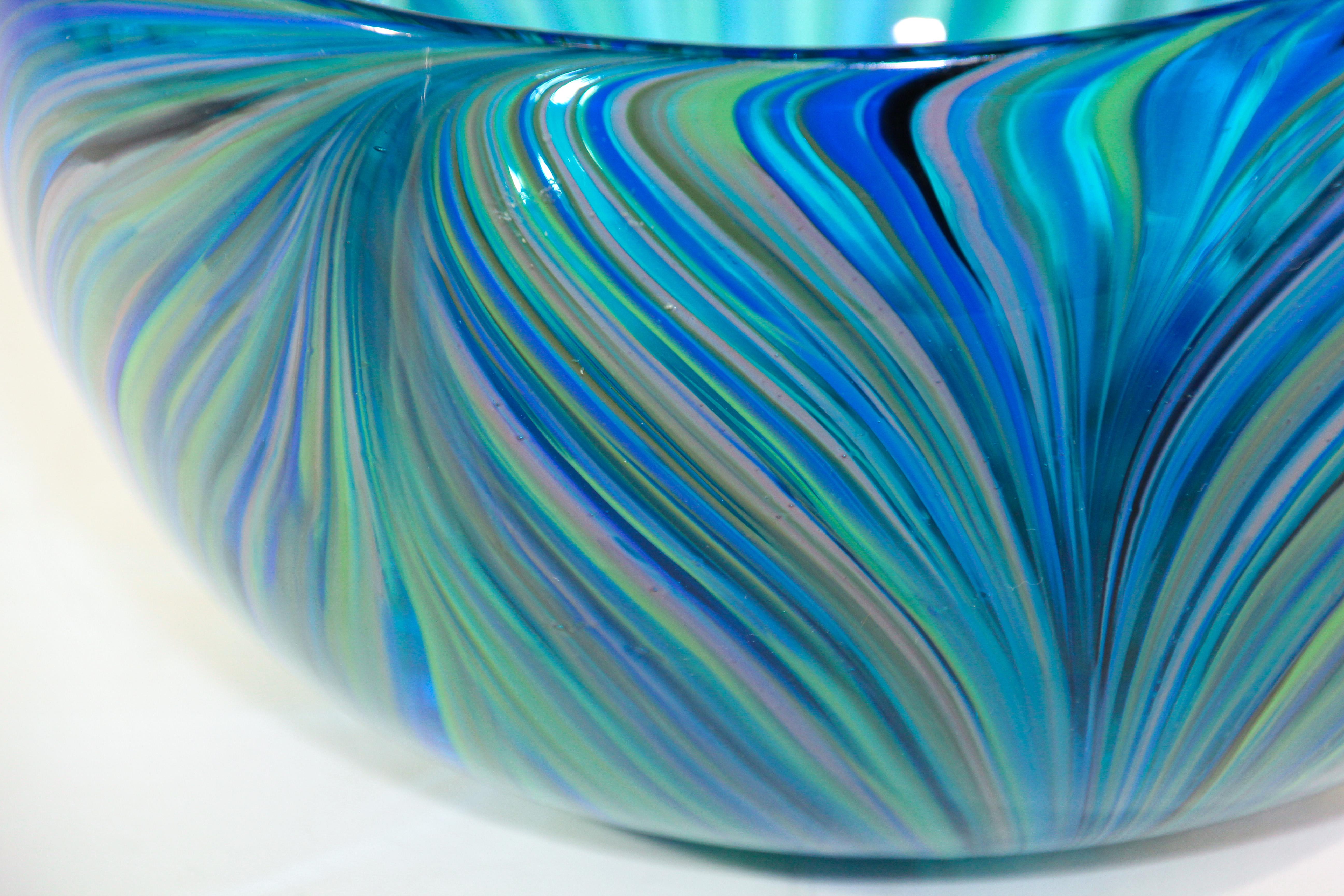 large art glass bowl