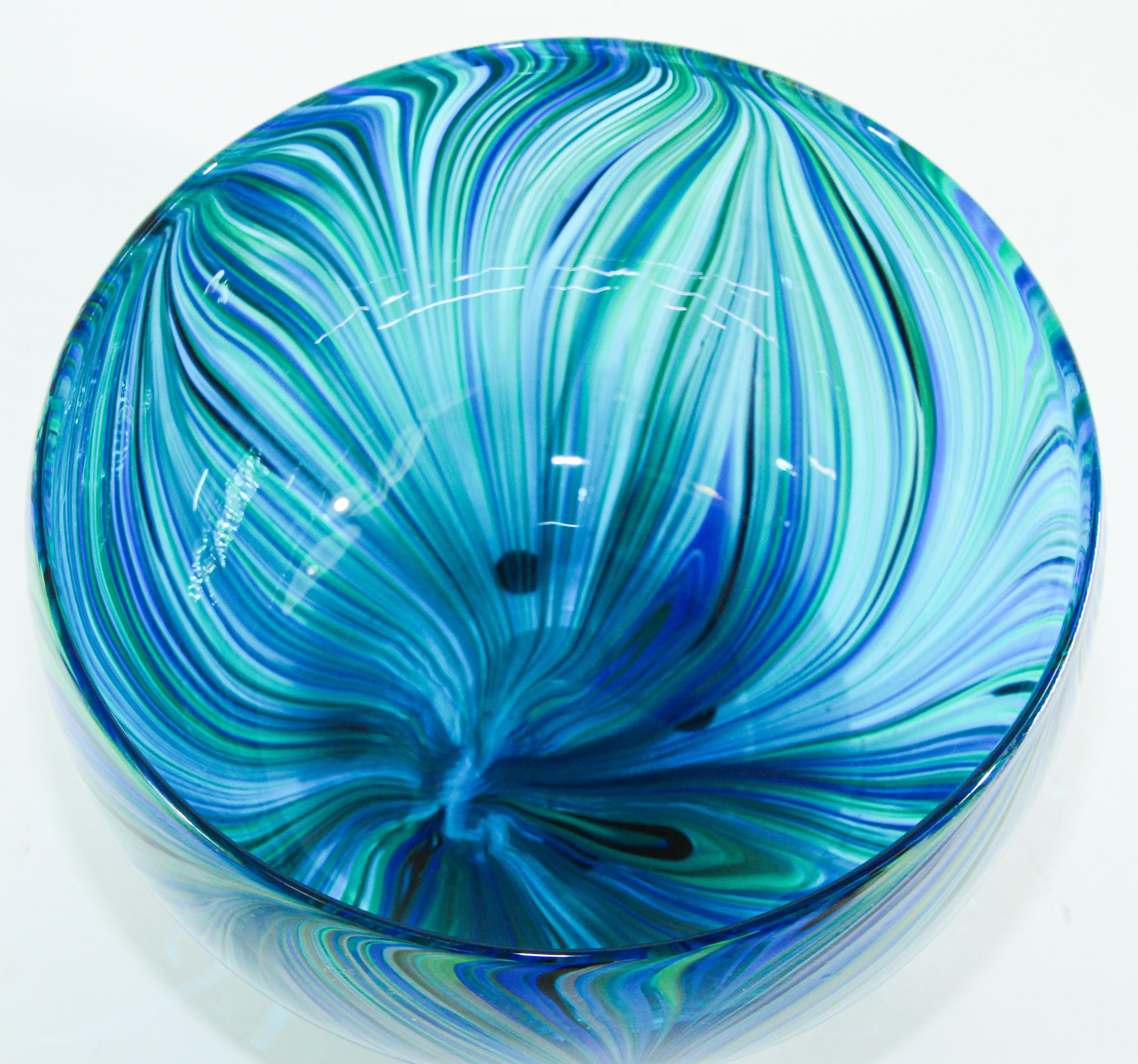 large decorative glass bowl
