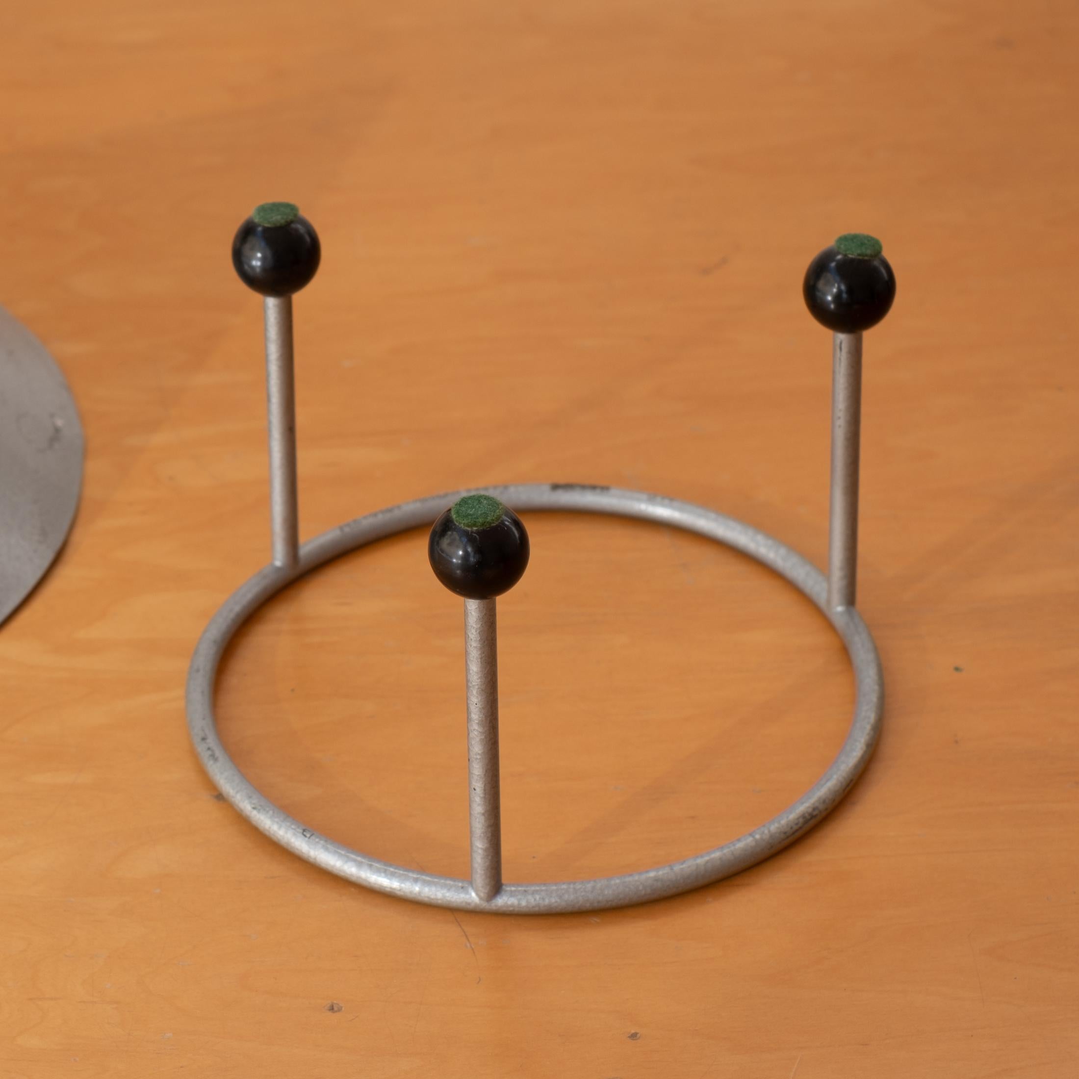 Aluminum Post-Modern Bowl by Christian Duc, 1981