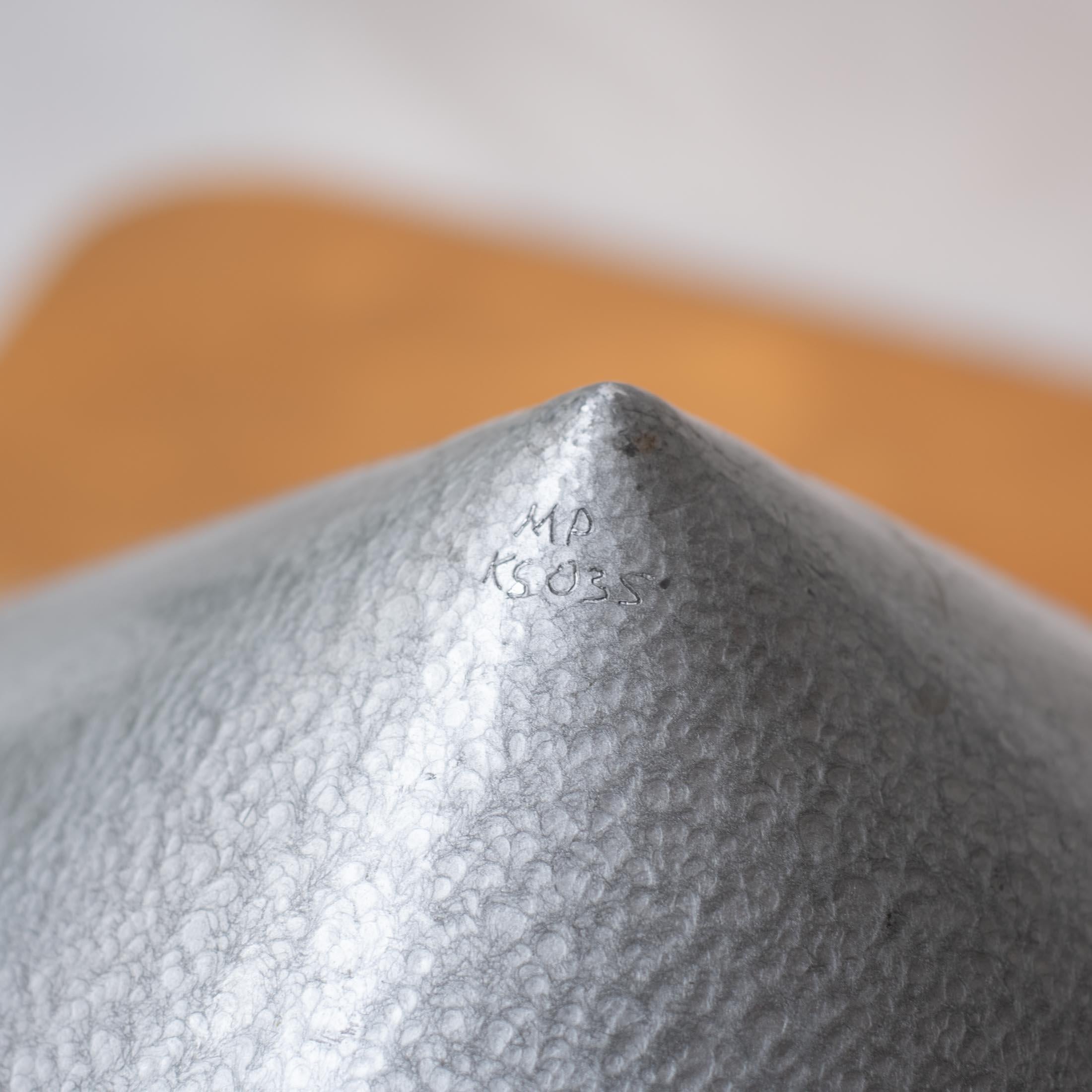 Aluminum Post-Modern Bowl by Christian Duc, 1981
