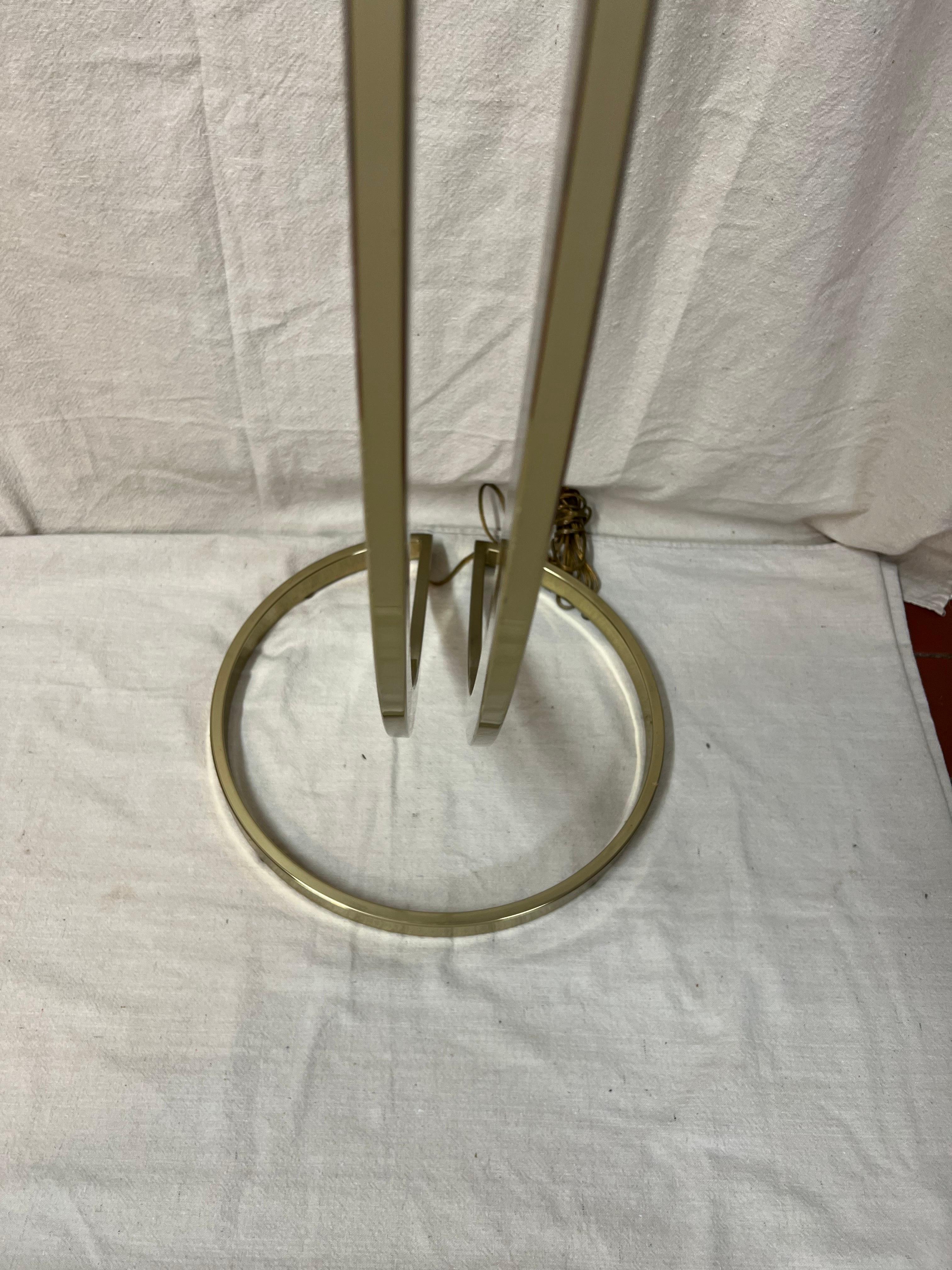 Post Modern Brass Floor Lamp For Sale 10