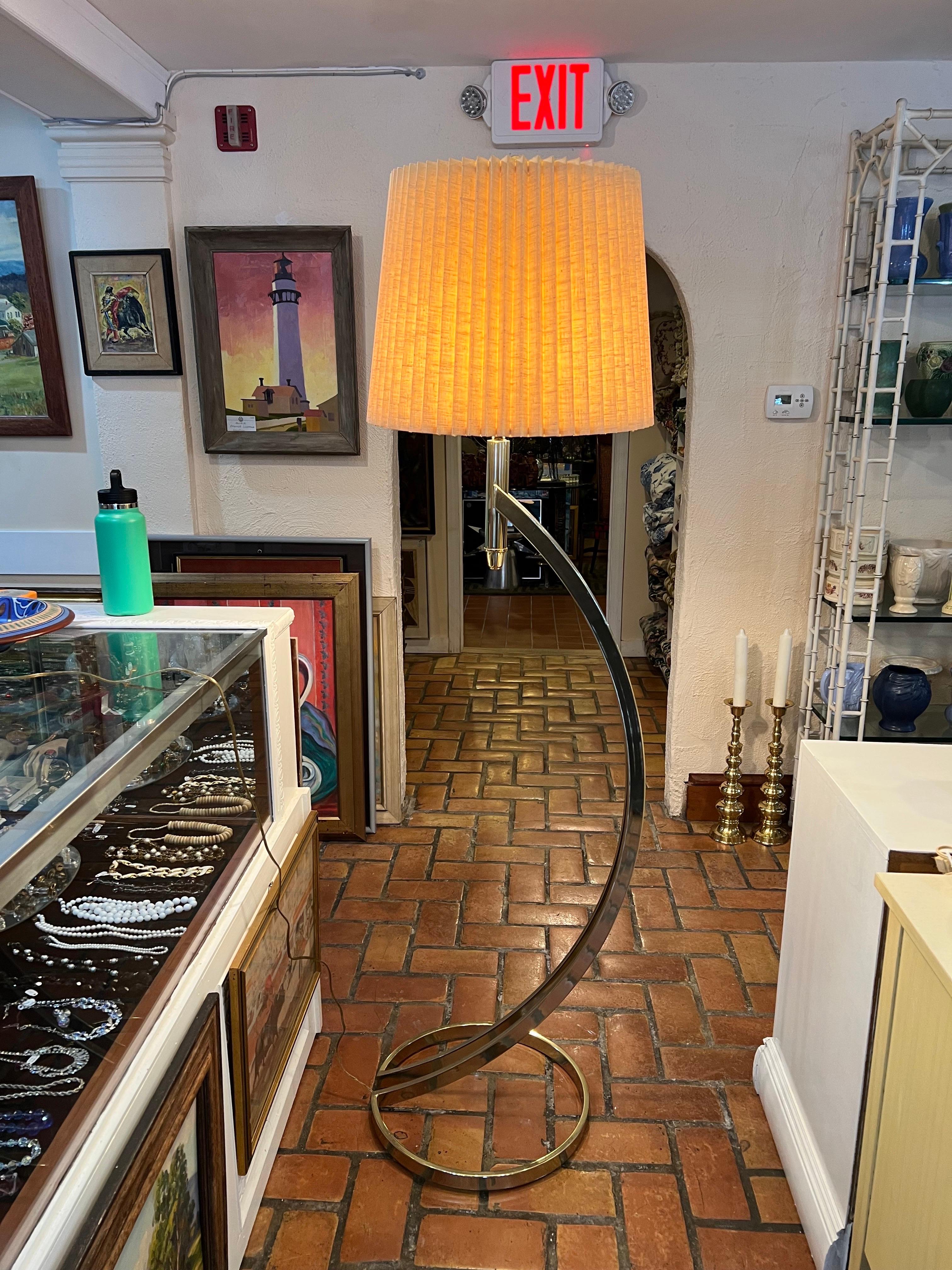 Post-Modern Post Modern Brass Floor Lamp
