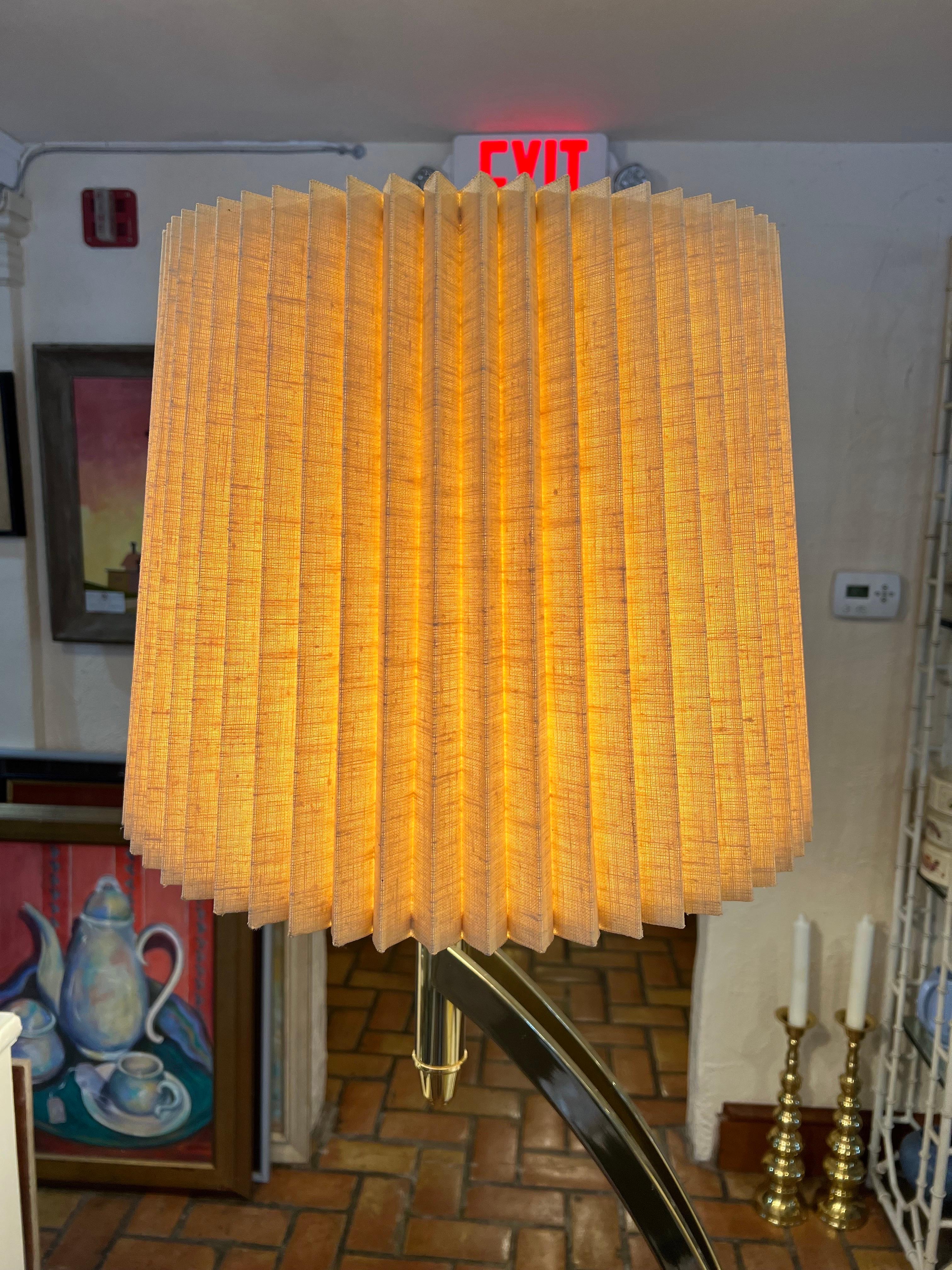 Plated Post Modern Brass Floor Lamp