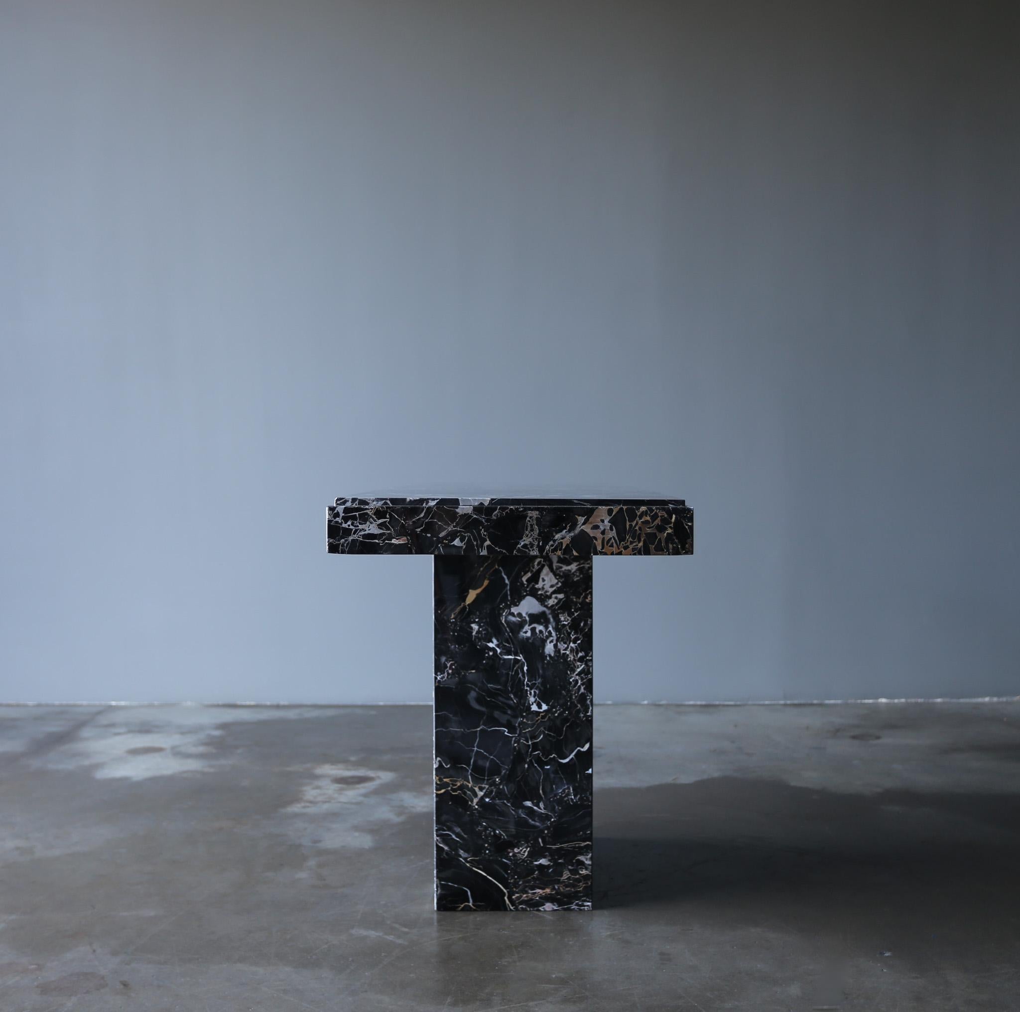Post-Modern Breccia Marble Console Table, Italy, c.1980 For Sale 5