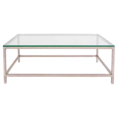 Modern X Form Lucite Coffee Table, 1970s For Sale at 1stDibs