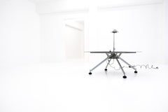 Table lumineuse post-moderne brutaliste Apocalypse Now de Carlo Forcolini pour Alias