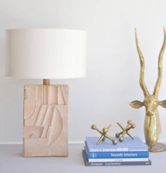 Postmodern Brutalist Form Table Lamp