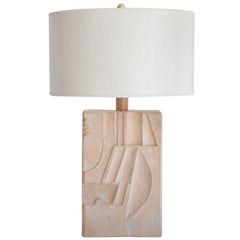 Postmodern Brutalist Form Table Lamp