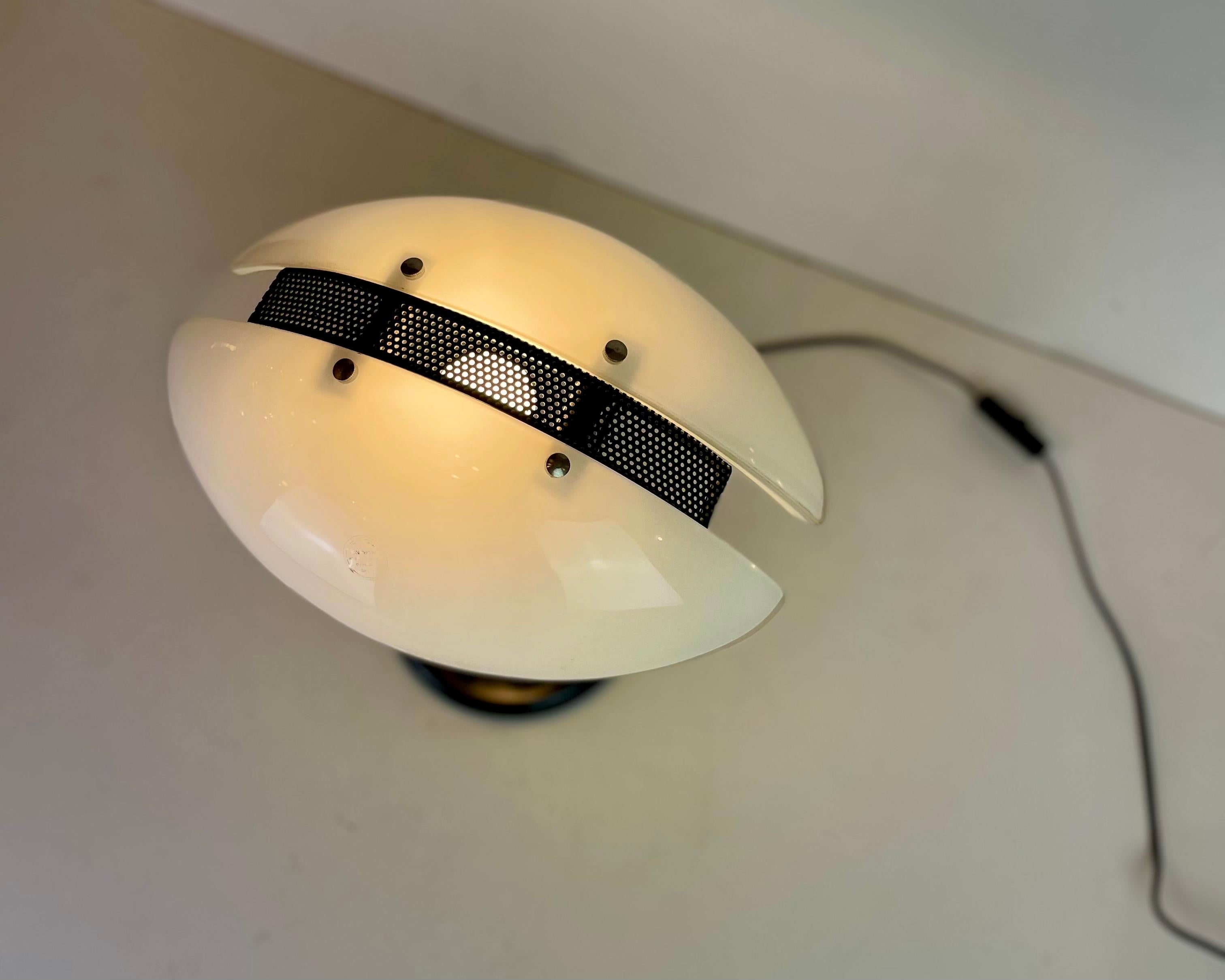 Post-Modern B&W Murano Table Lamps, 1980s For Sale 6