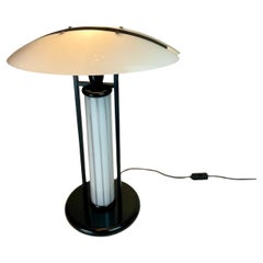 Post-Modern B&W Murano Table Lamps, 1980s