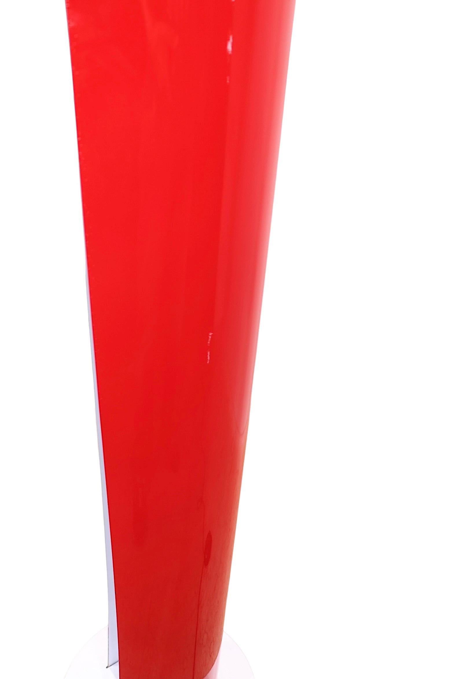Lámpara de pie postmoderna Cadmo de Karim Rashid para Artemide c 2000/2010 Acero en venta