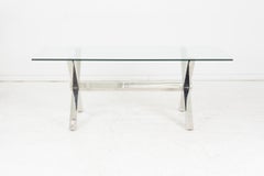 Post Modern Campaign Style Table or Desk.