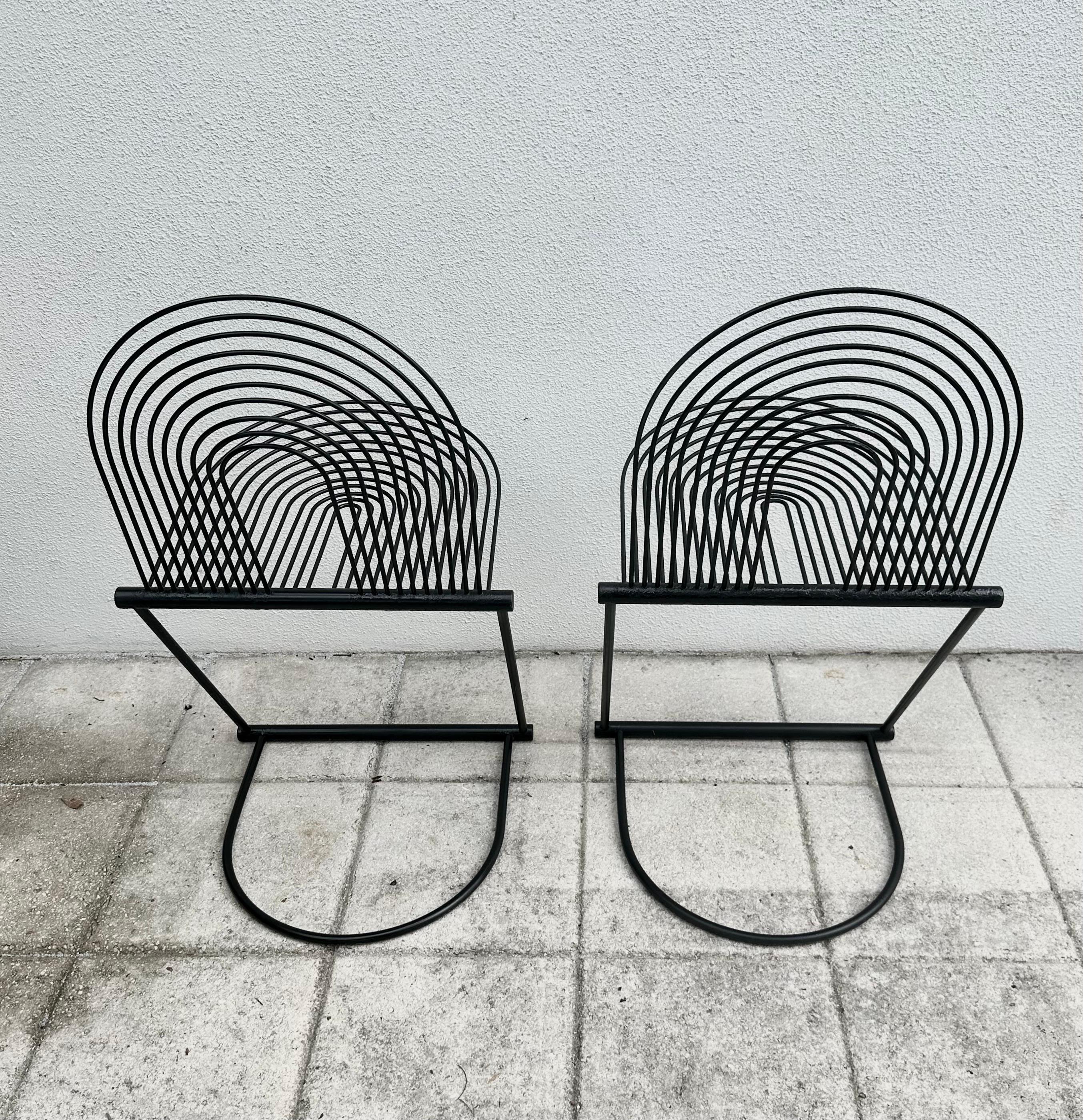 German Post Modern Cantilever Swing Chairs by Herbert and Jutta Ohl for Rosenthal Linie For Sale