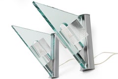 Post Modern: Carlo Forcolini for Artemide, Icaro Wall Lights, Italy 1980s