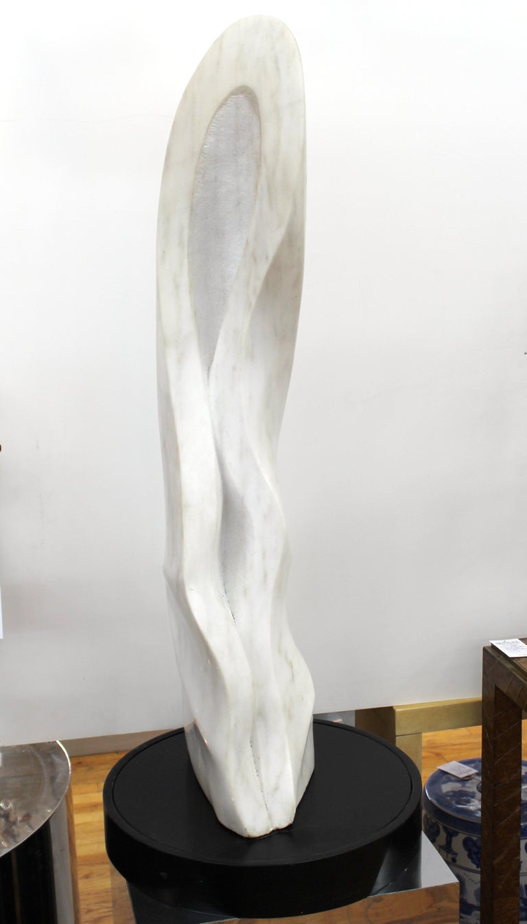 Post-Modern Postmodern Carved Marble Abstract Sculpture For Sale