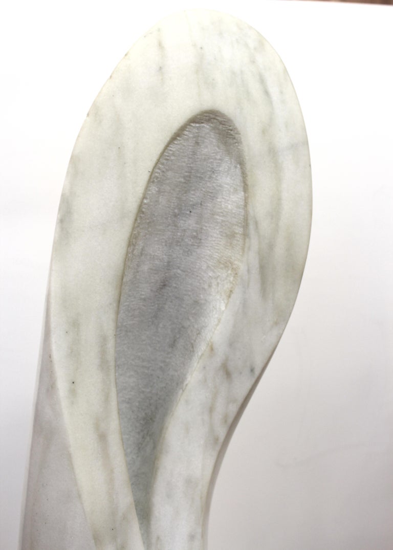 Postmodern Carved Marble Abstract Sculpture For Sale 1