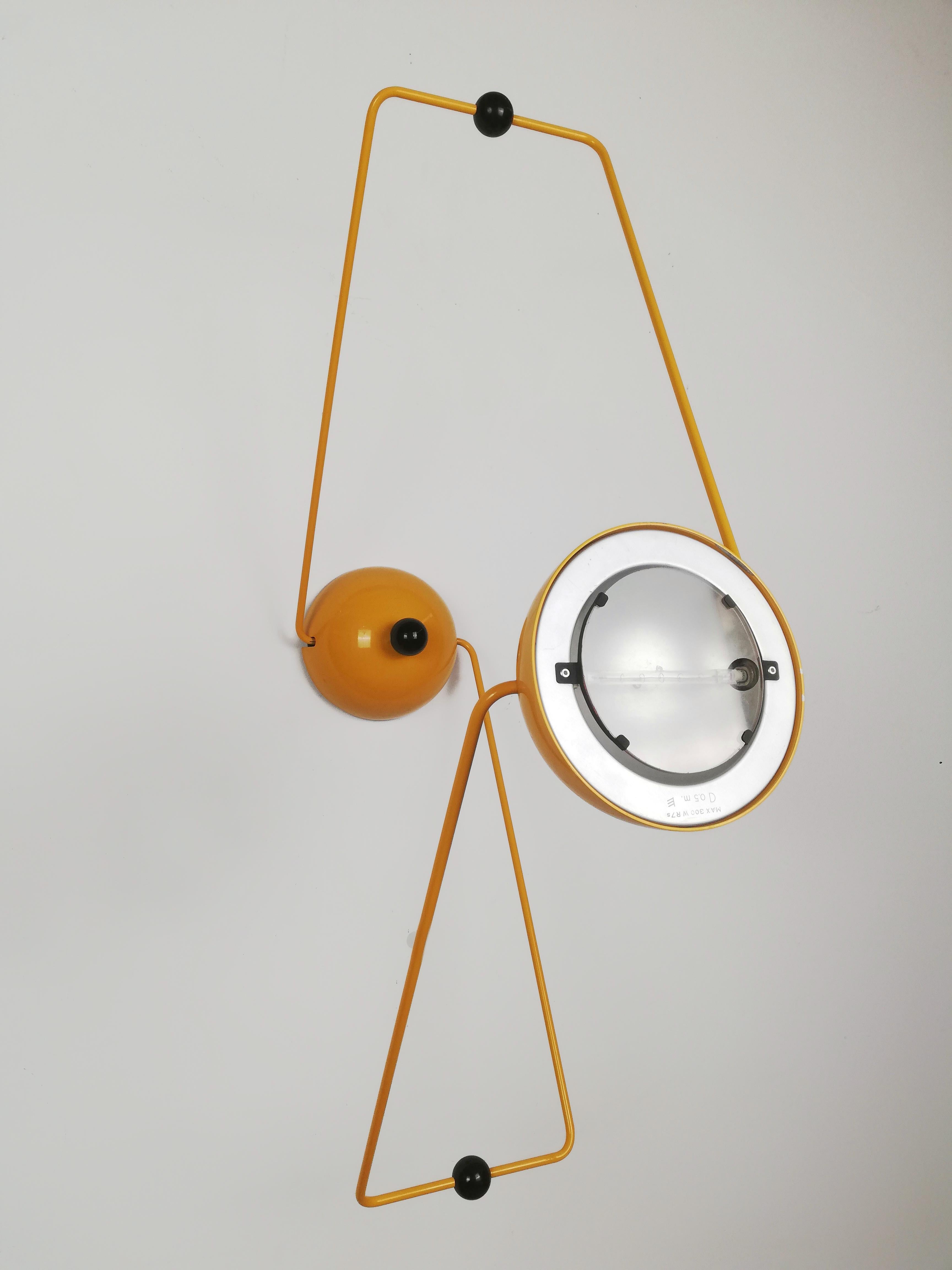 Post Modern Ceiling Light / Wall Light in the Style of Toshiyuki Kita, 1980s In Good Condition For Sale In Roma, IT