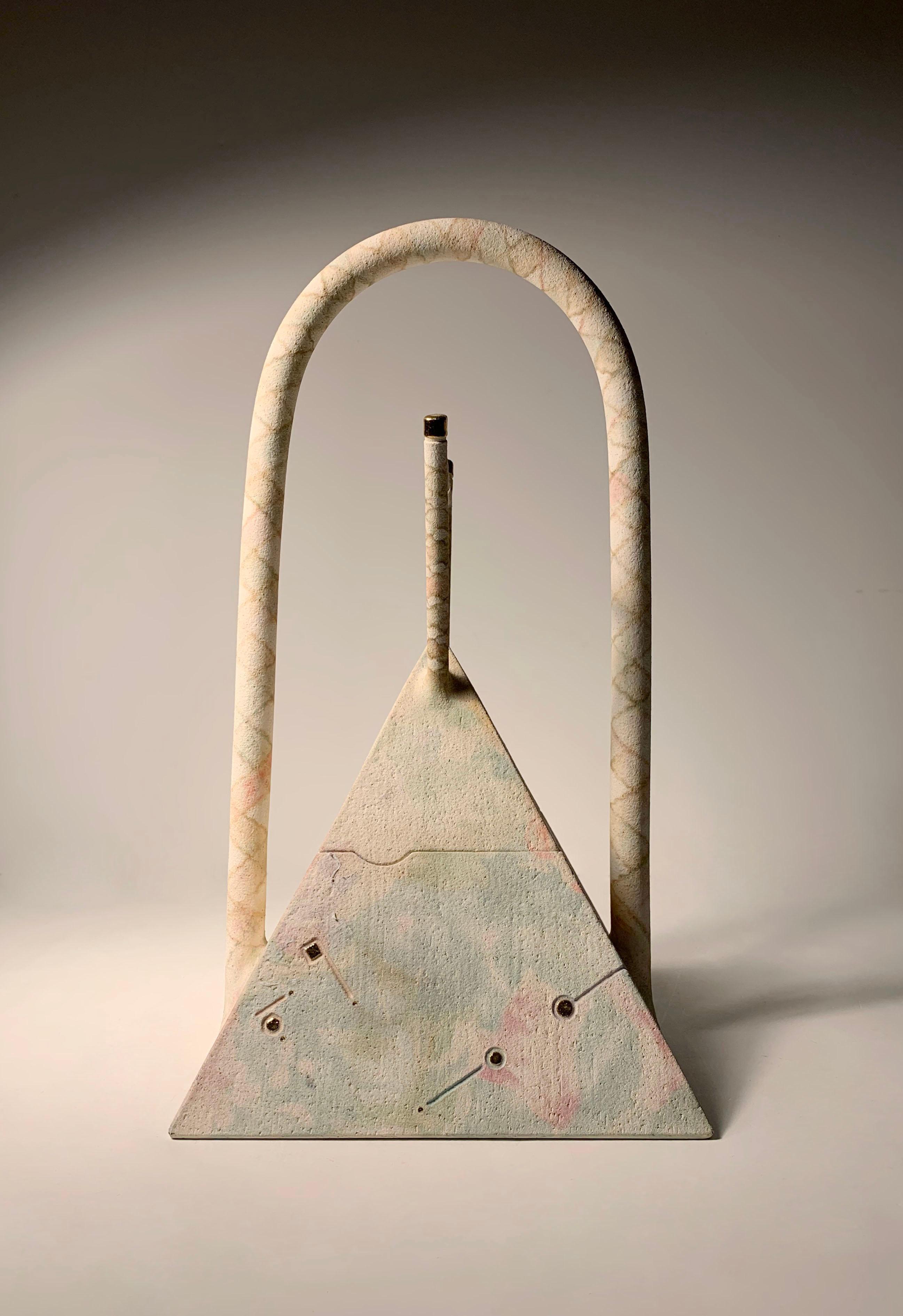 Postmoderne Keramikschachtel mit Deckel des gelisteten Künstlers David B. Ward (amerikanisch) im Angebot