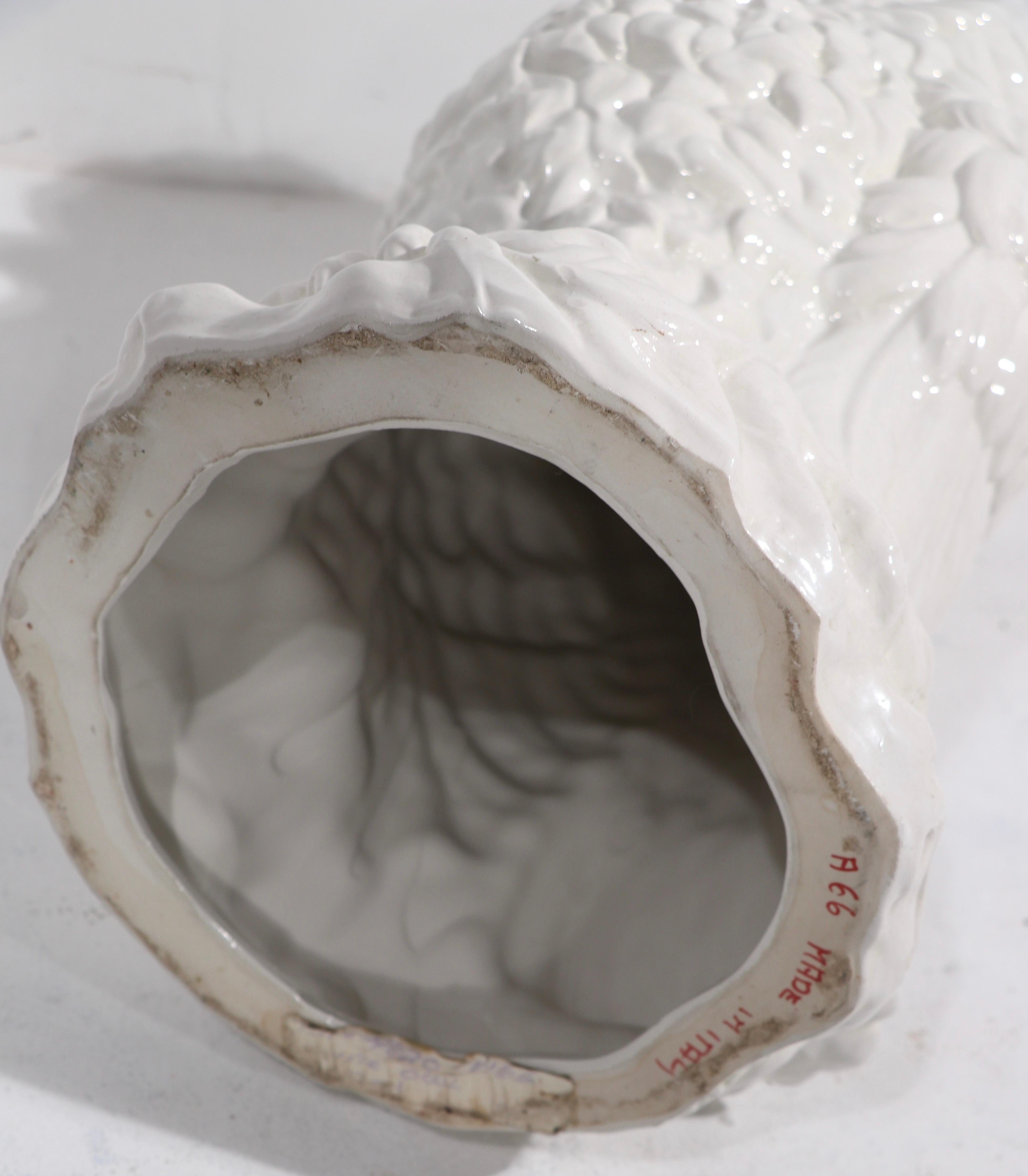 Hibou en céramique post-moderne fabriqué en Italie en vente 3