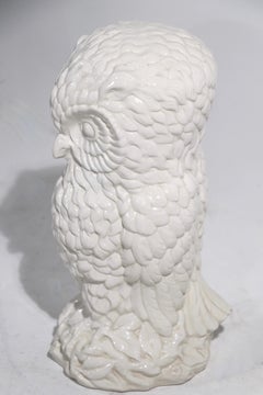 Post Modern Ceramic Owl Made in Italy