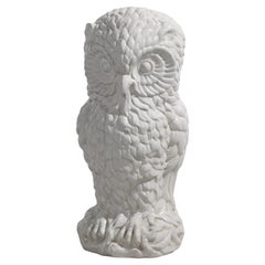 Post Modern Ceramic Owl Made in Italy