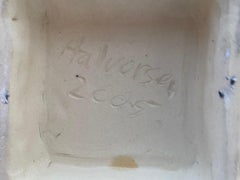 Post Modern Ceramic Side Table by Larry Halvorsen