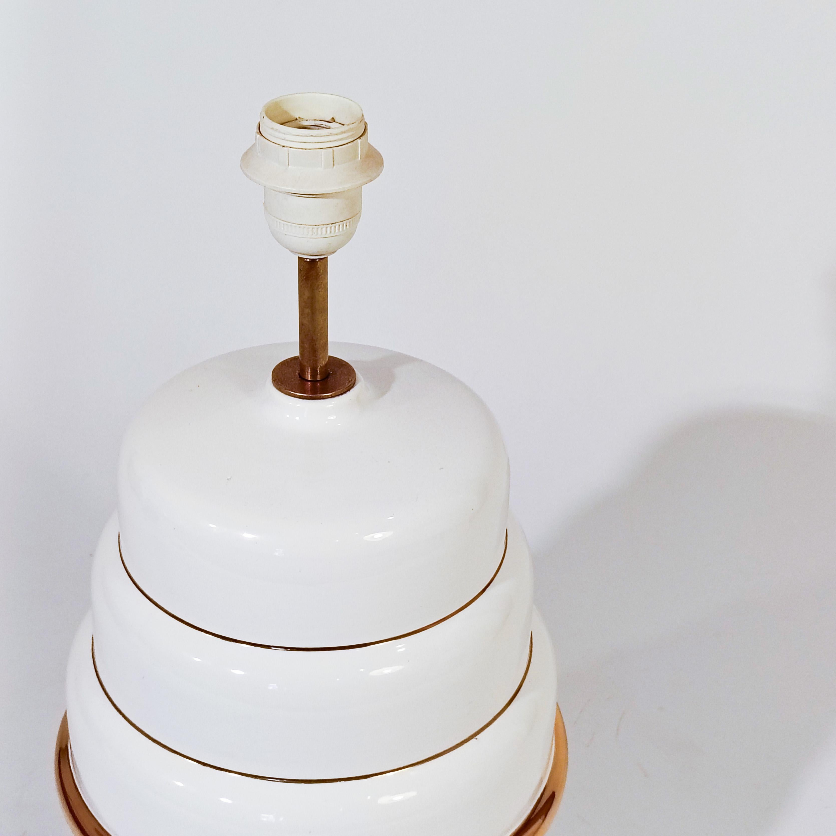 Post-Modern ceramic table lamp, Italy, 1980s For Sale 1