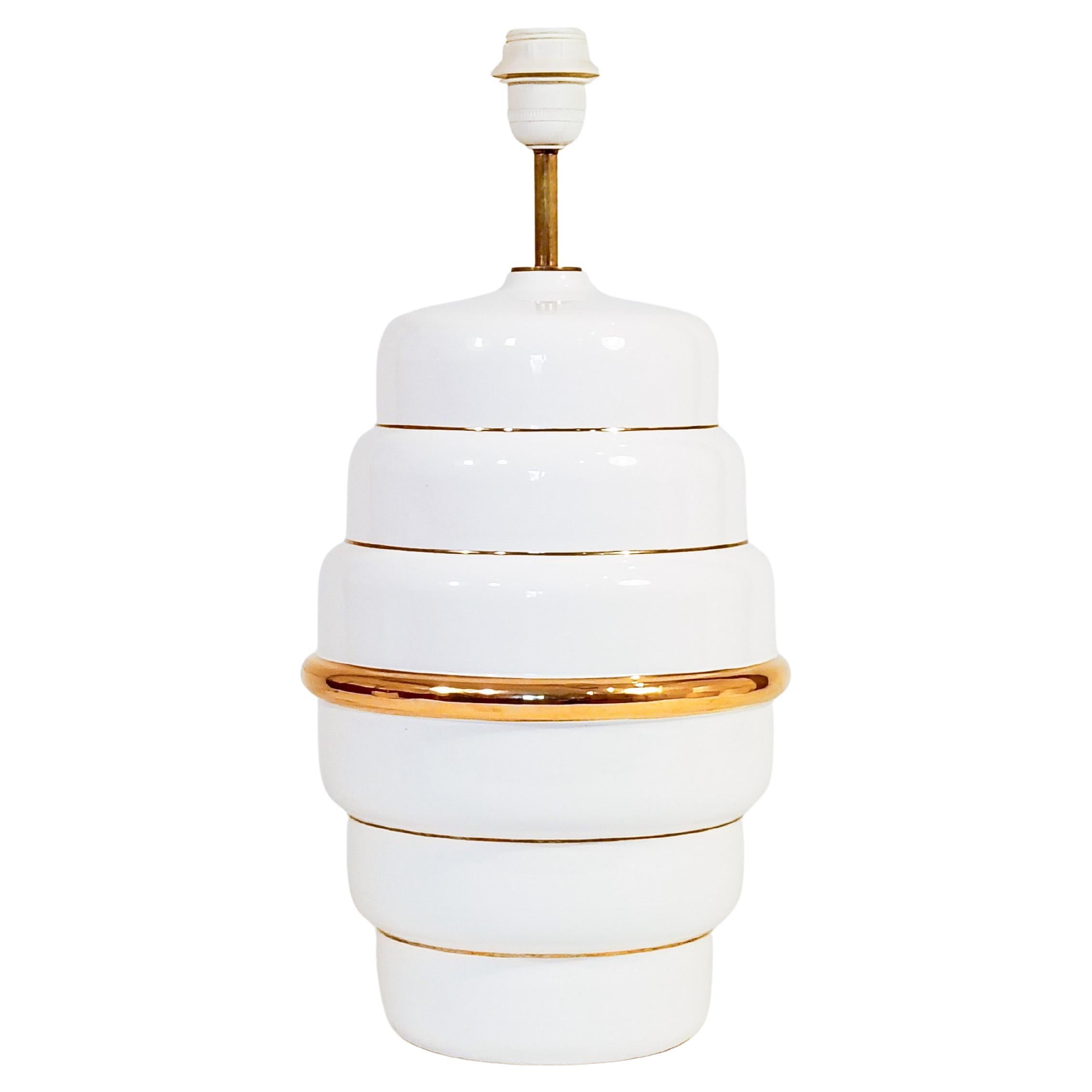 Post-Modern ceramic table lamp, Italy, 1980s For Sale