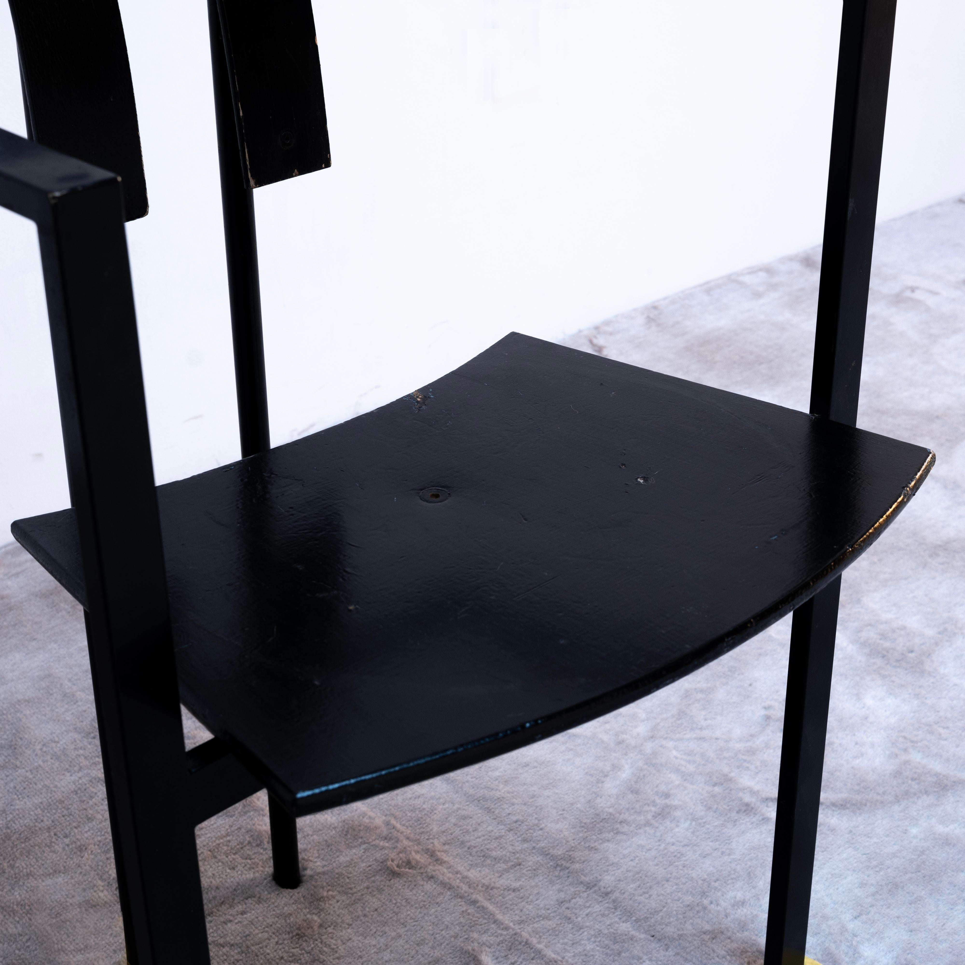 Post modern chair by K.F. Forster for KFF Design , Italy , 1980s For Sale 5
