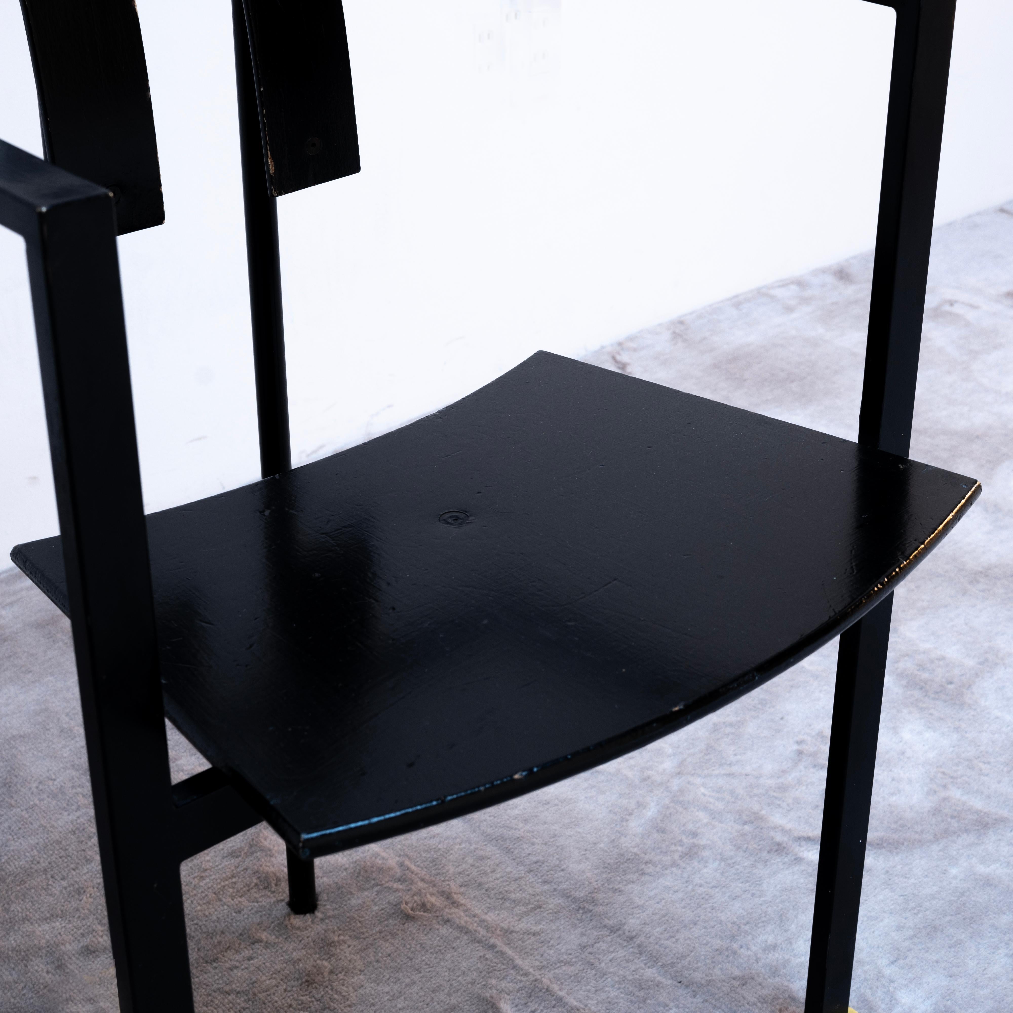 Post modern chair by K.F. Forster for KFF Design , Italy , 1980s For Sale 6