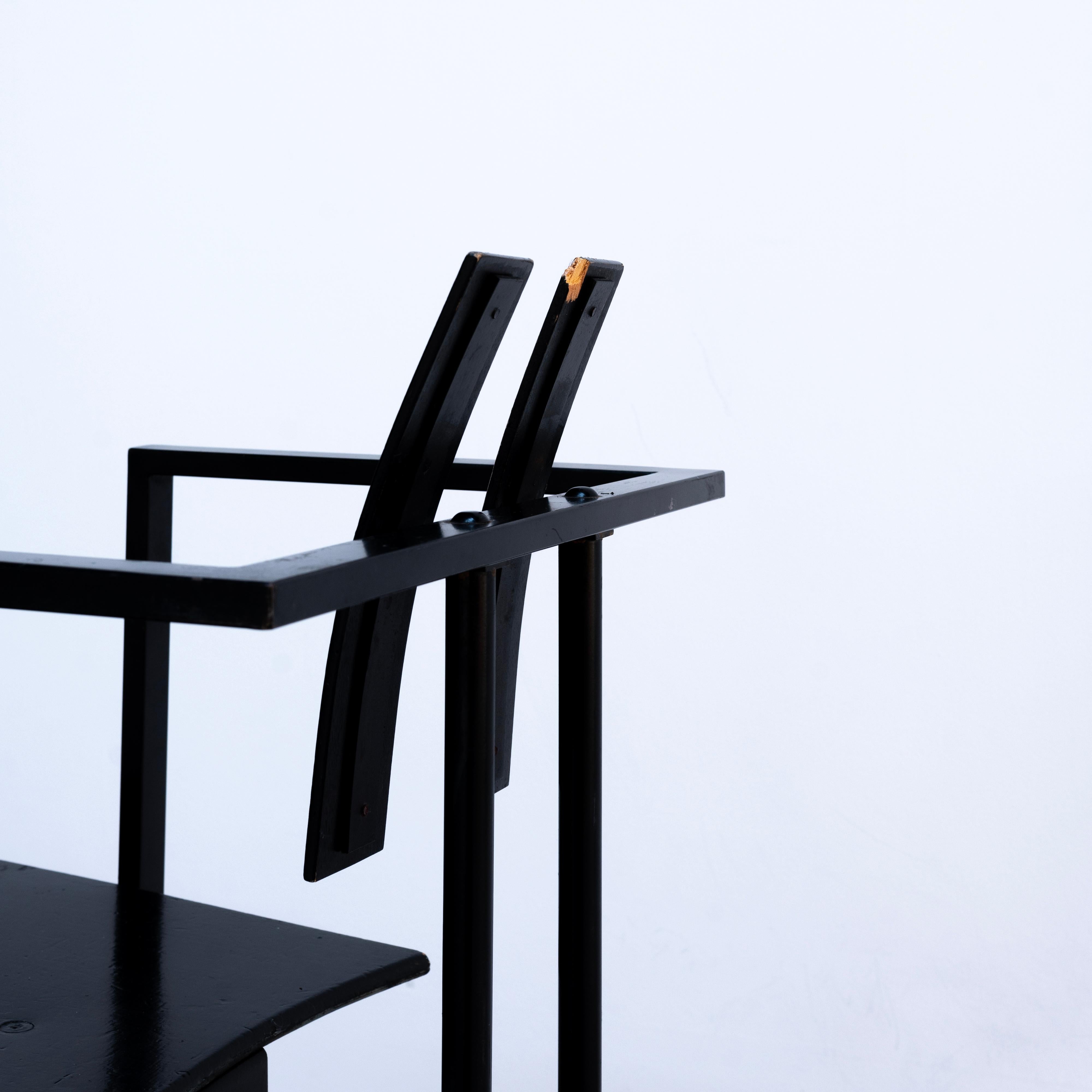 Post modern chair by K.F. Forster for KFF Design , Italy , 1980s For Sale 8