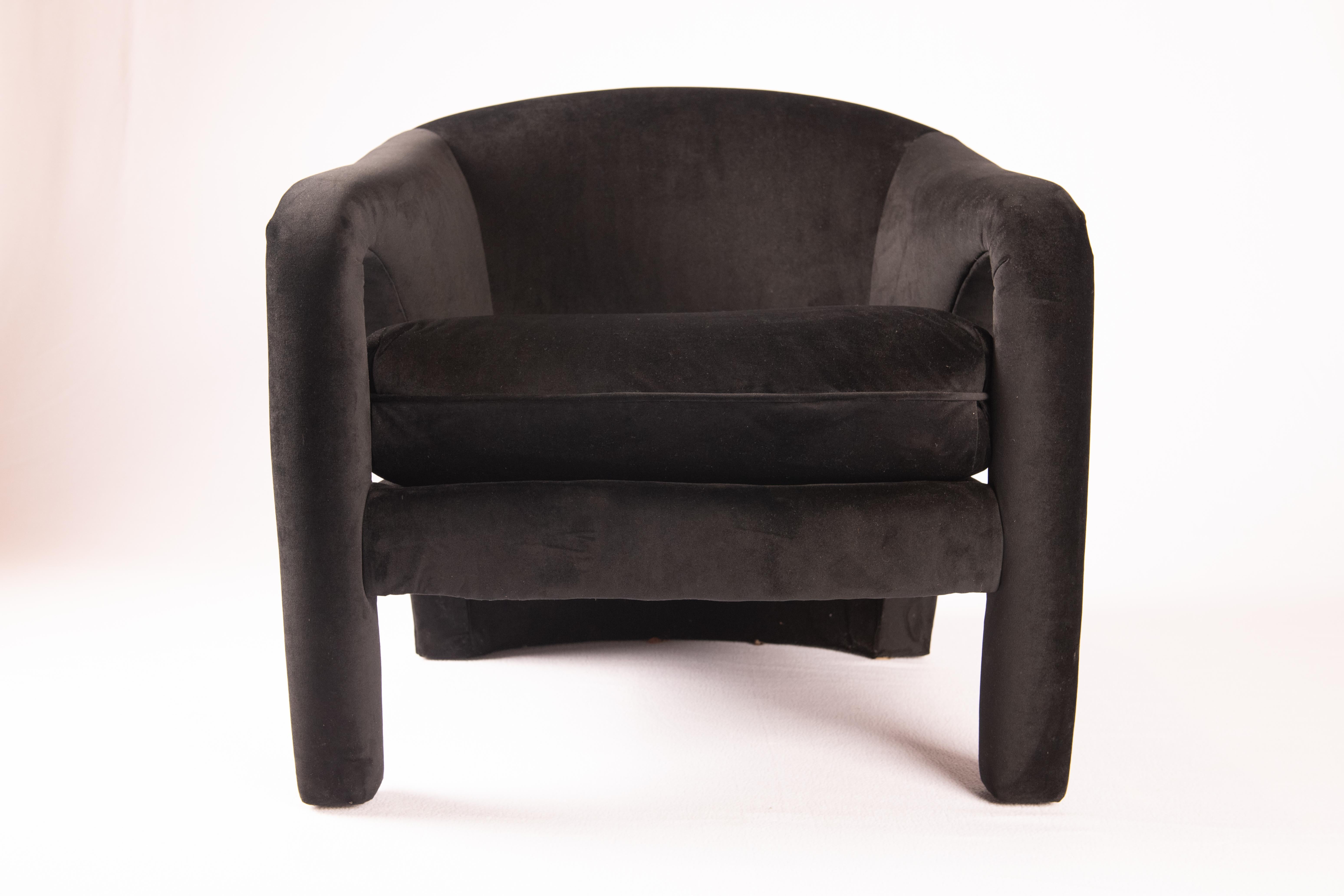 Post Modern  Chairs attributed to Vladimir Kagan, a pair For Sale 9